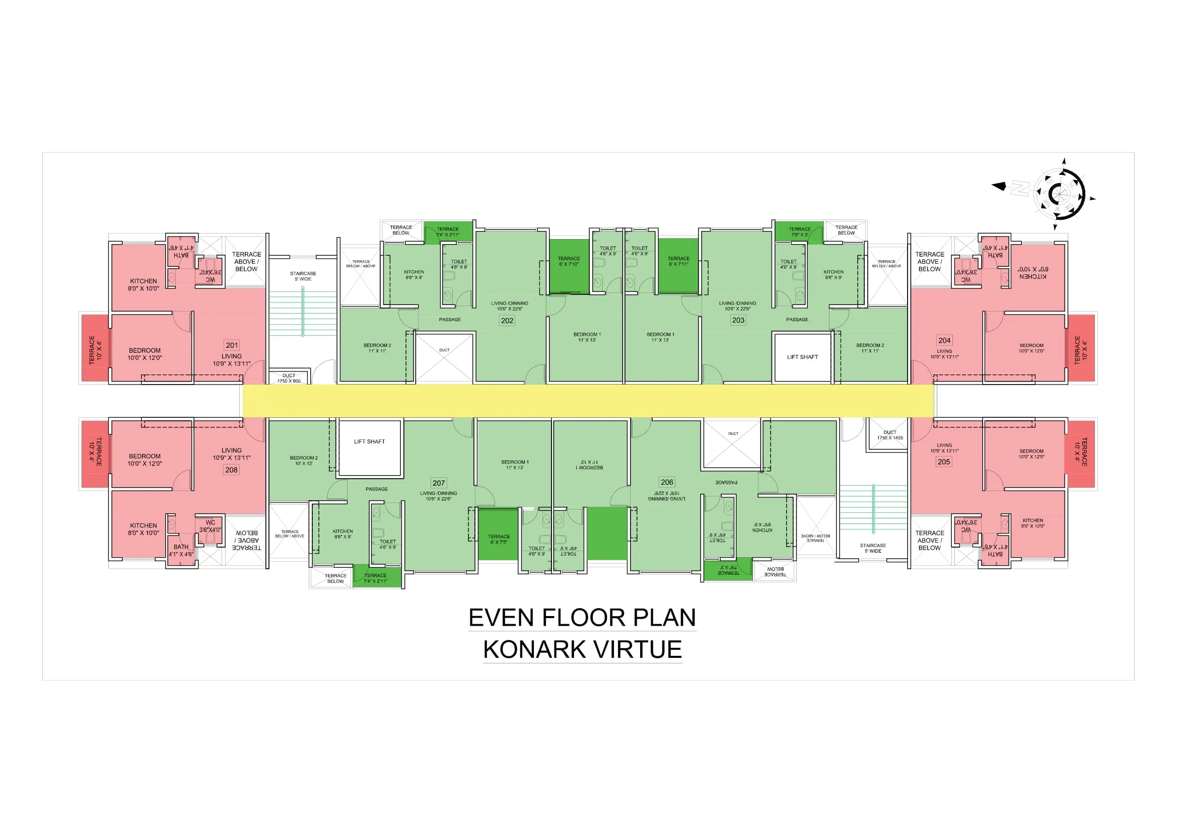 Konark Virtue Floor plan 2