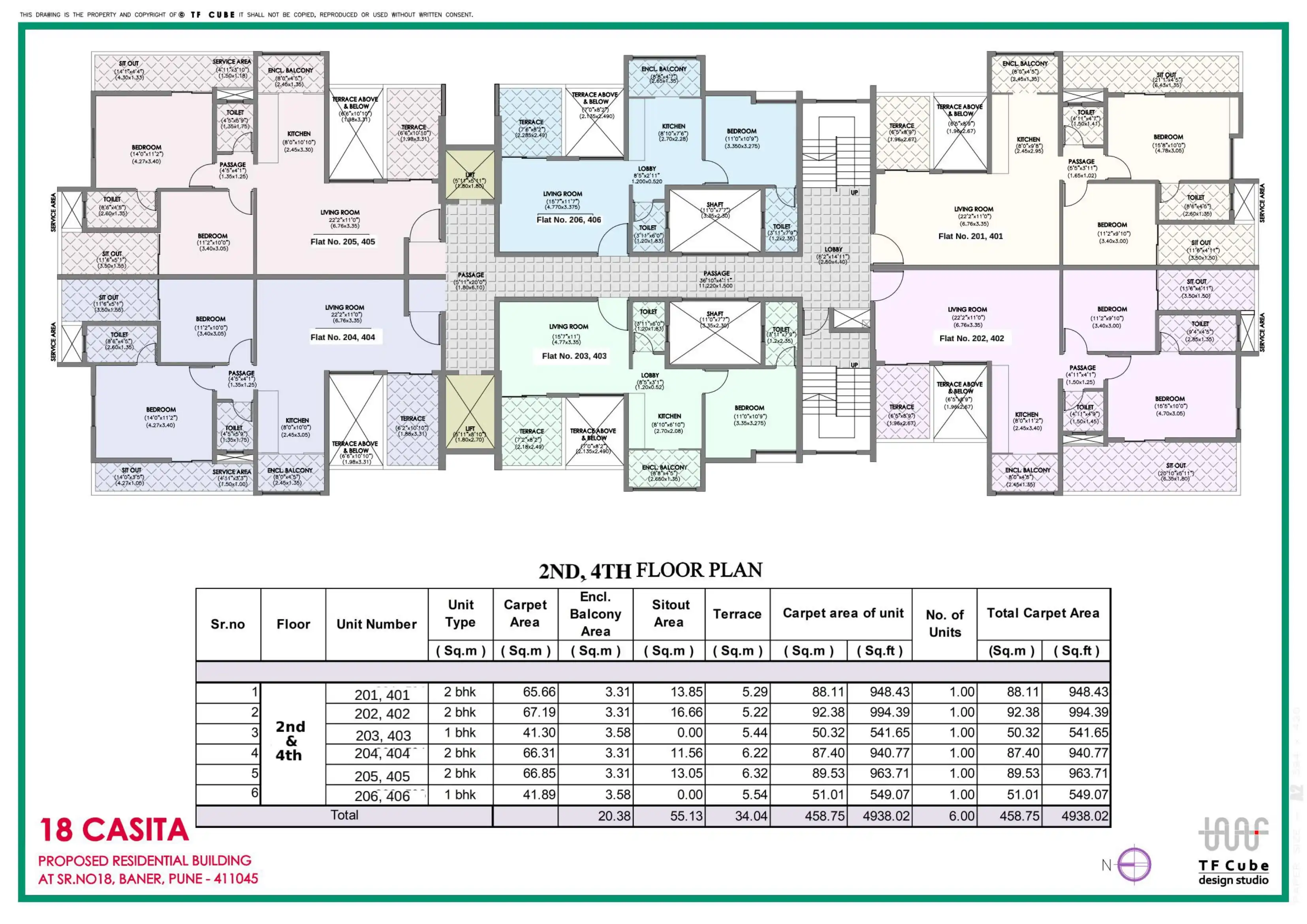 Bluepearl 18 Casita Floor plan 1