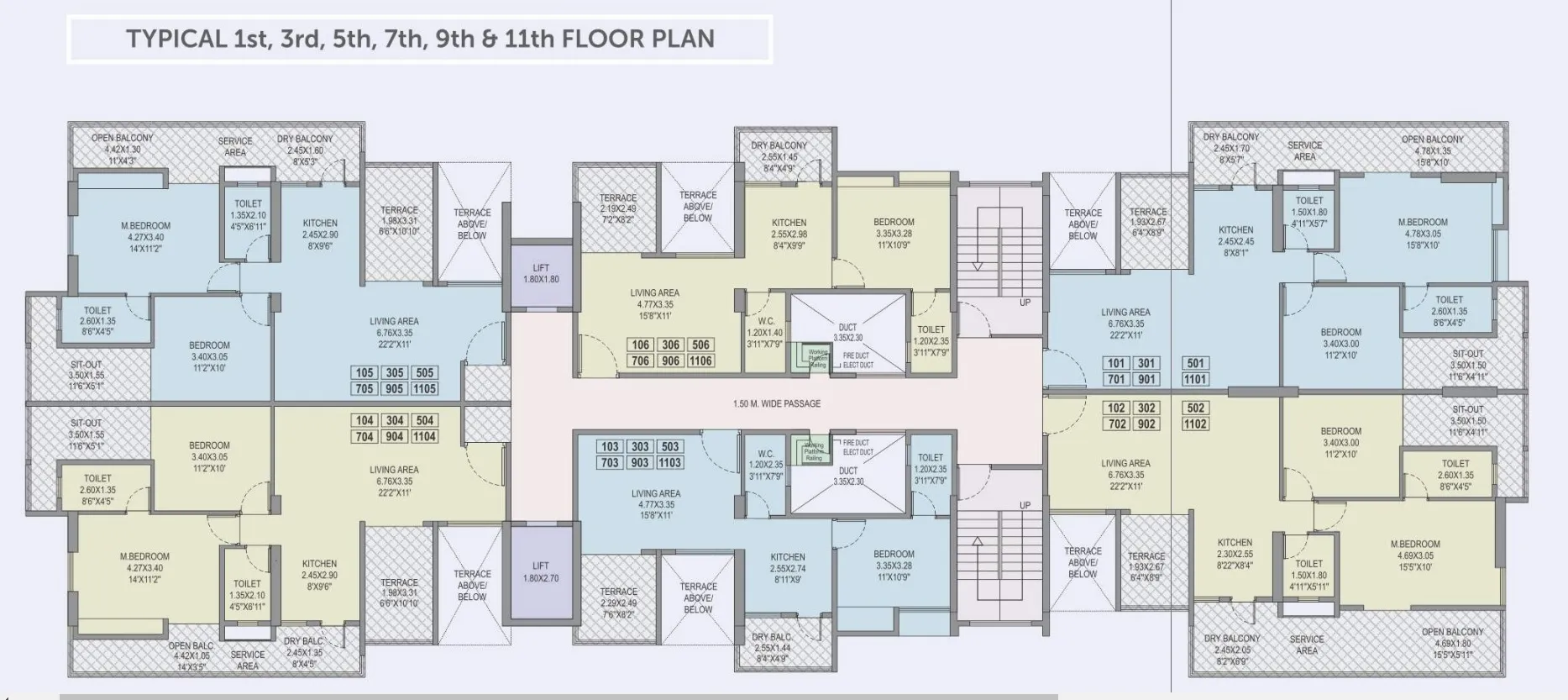 Bluepearl 18 Casita Floor plan 3