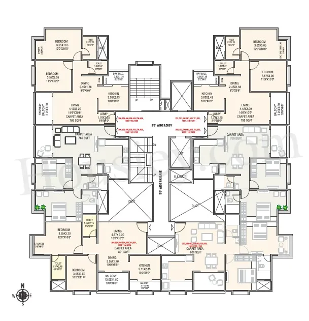 Kshitej 24Life Blooms Floor plan 2
