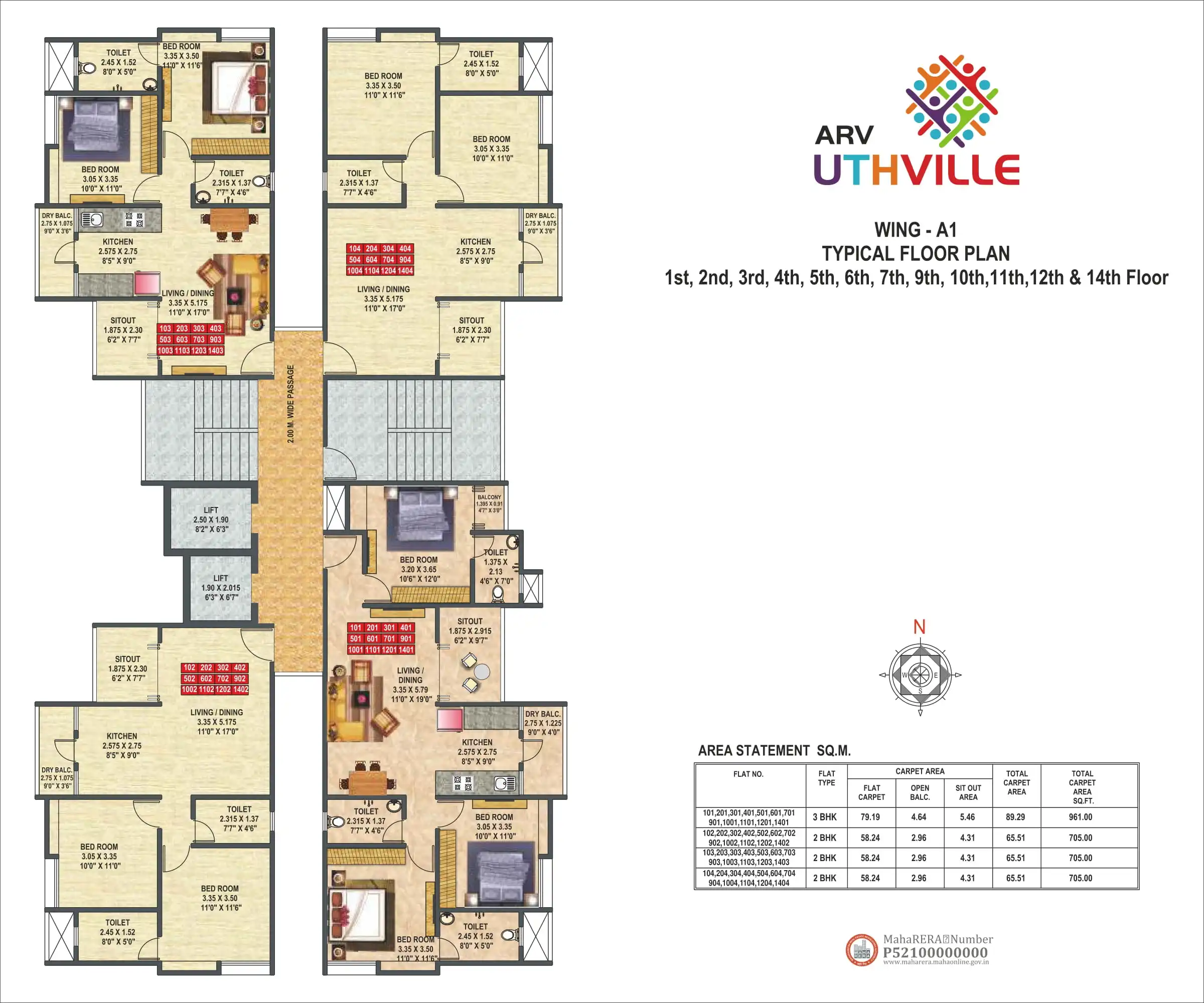 ARV Uthville Floor plan 2
