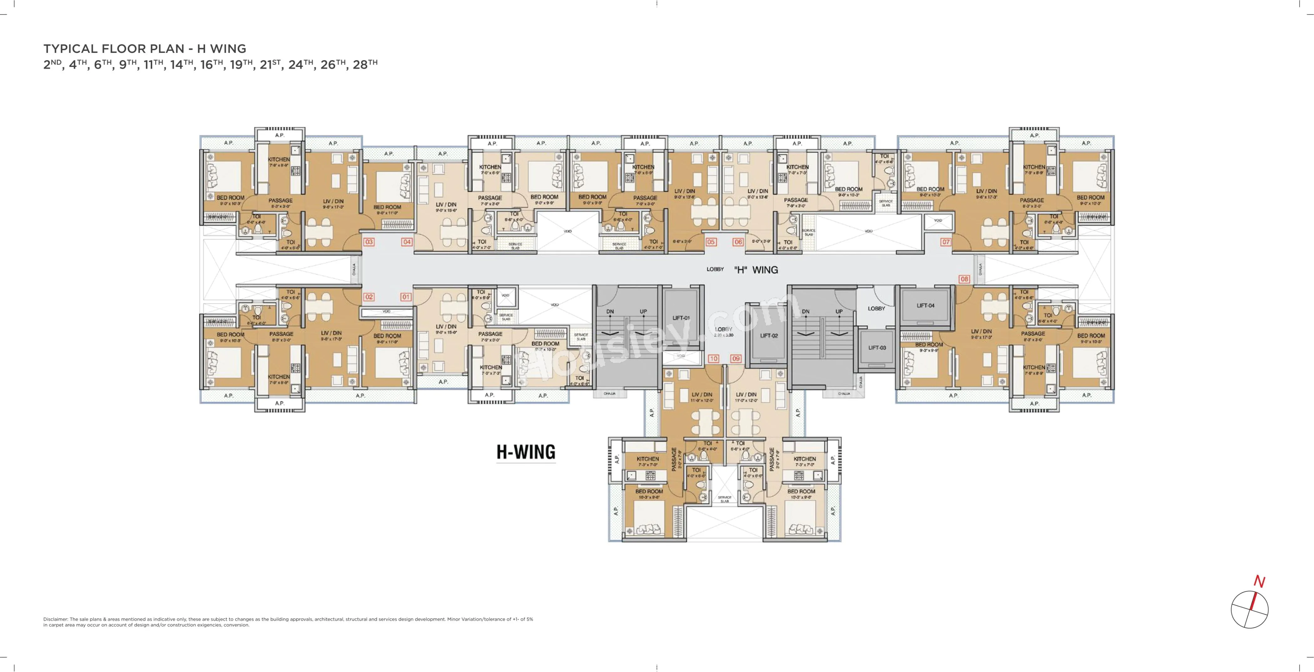 AVA Sereno Floor plan 3