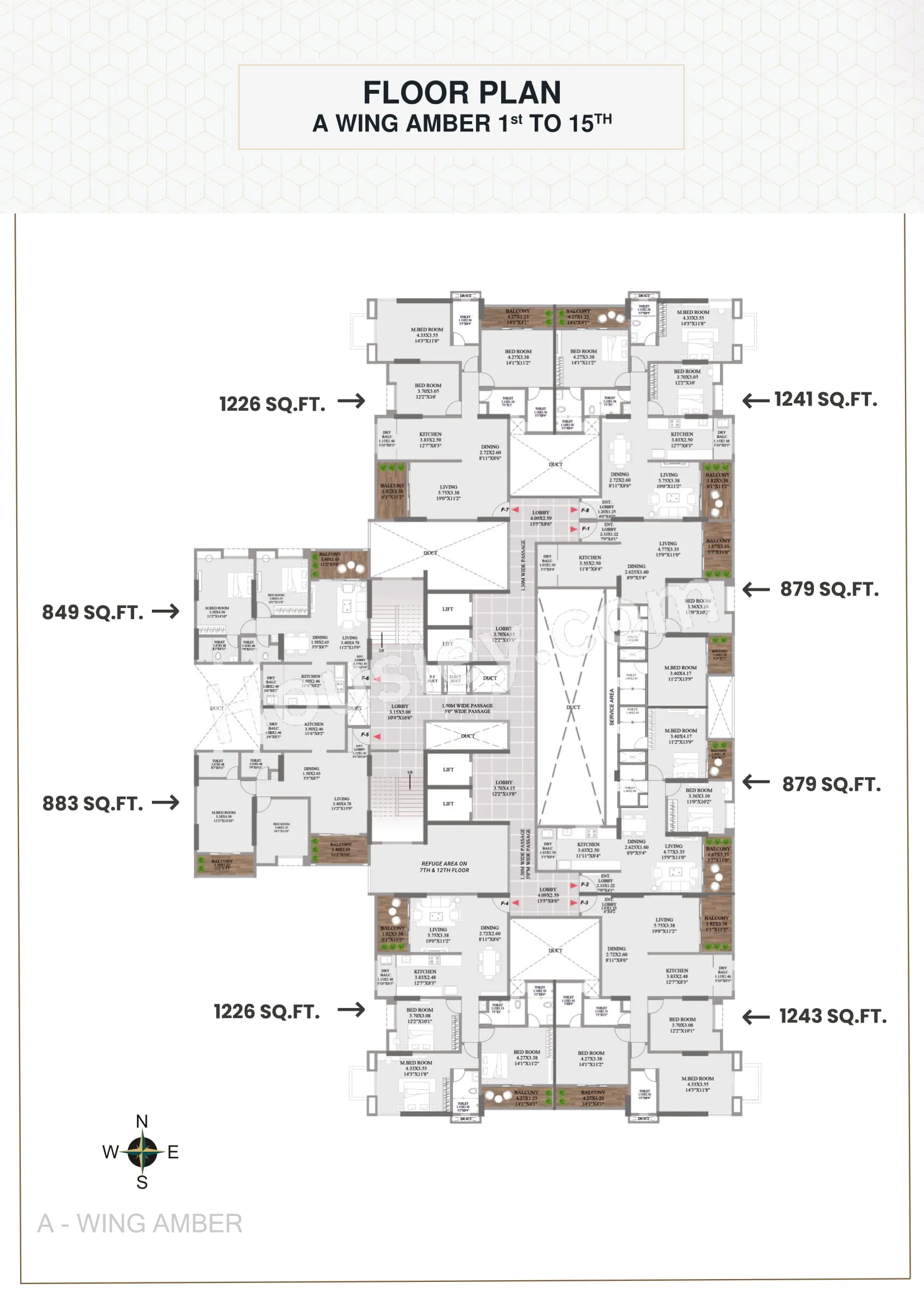 Aaiji Crystal Floor plan 1