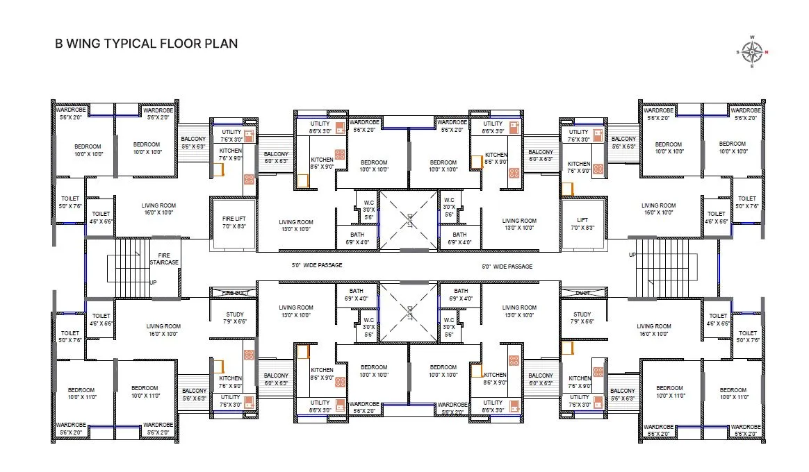 Aakar Ivory Heights Floor plan 2