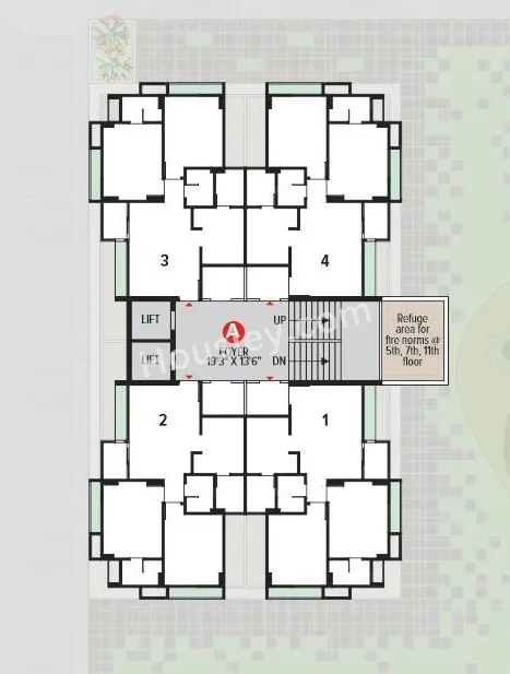 Aaryan Ambience Floor plan 1