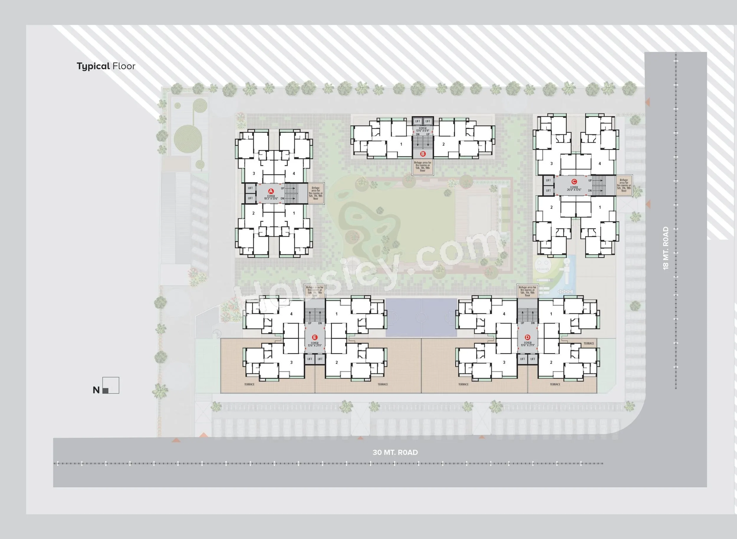 Aaryan Ambience Floor plan 6