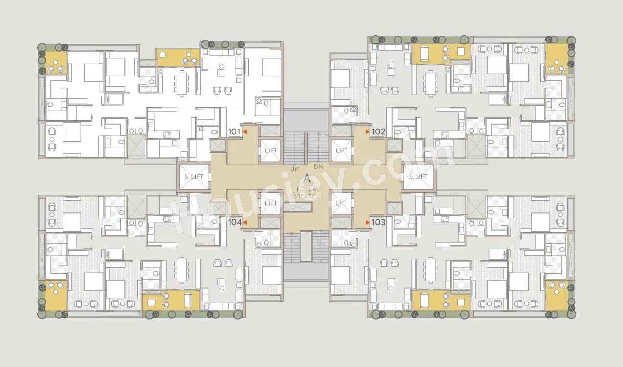 Aaryan Aranyam Floor plan 2