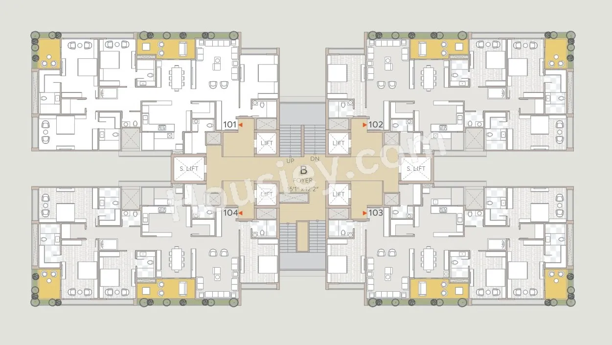 Aaryan Aranyam Floor plan 1