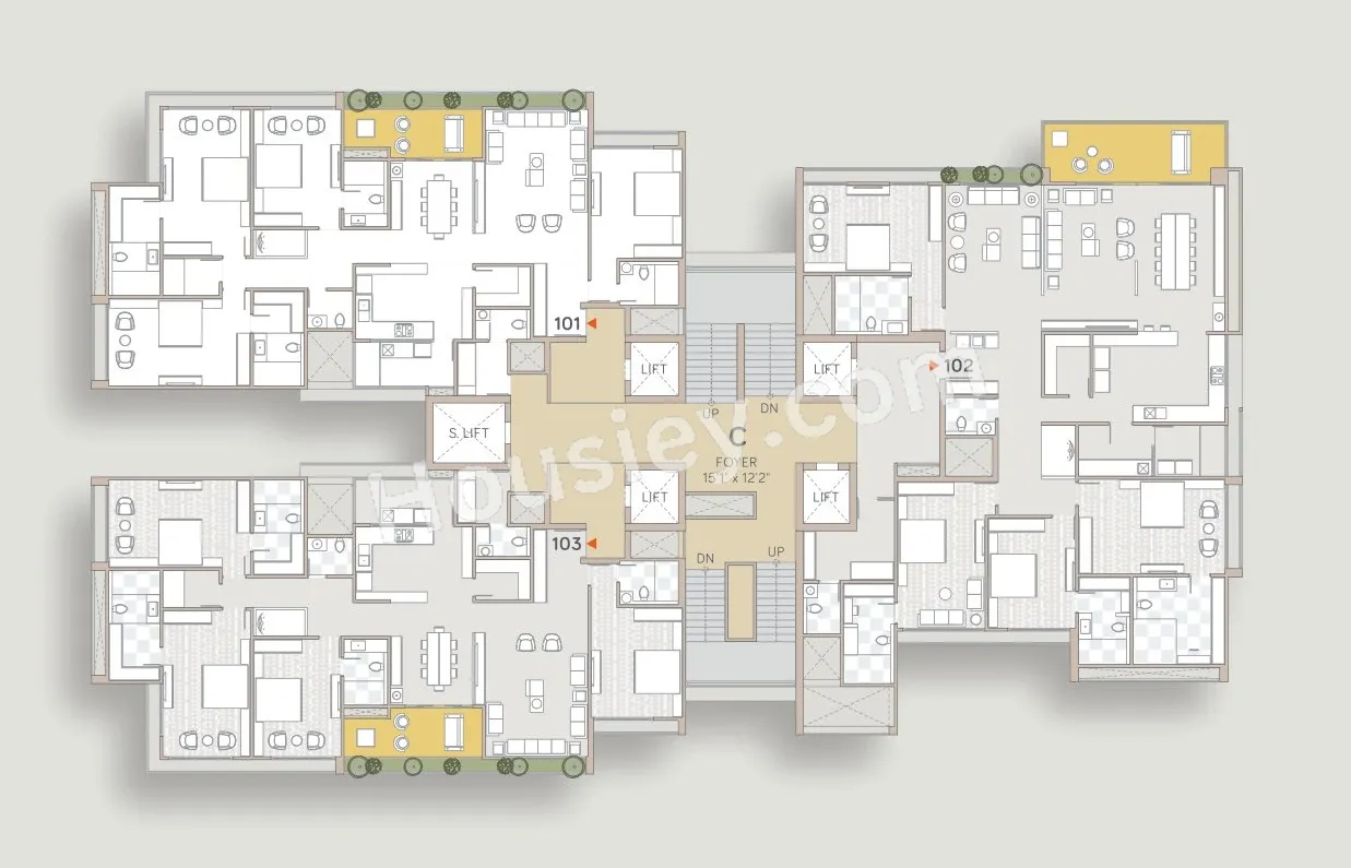 Aaryan Aranyam Floor plan 3