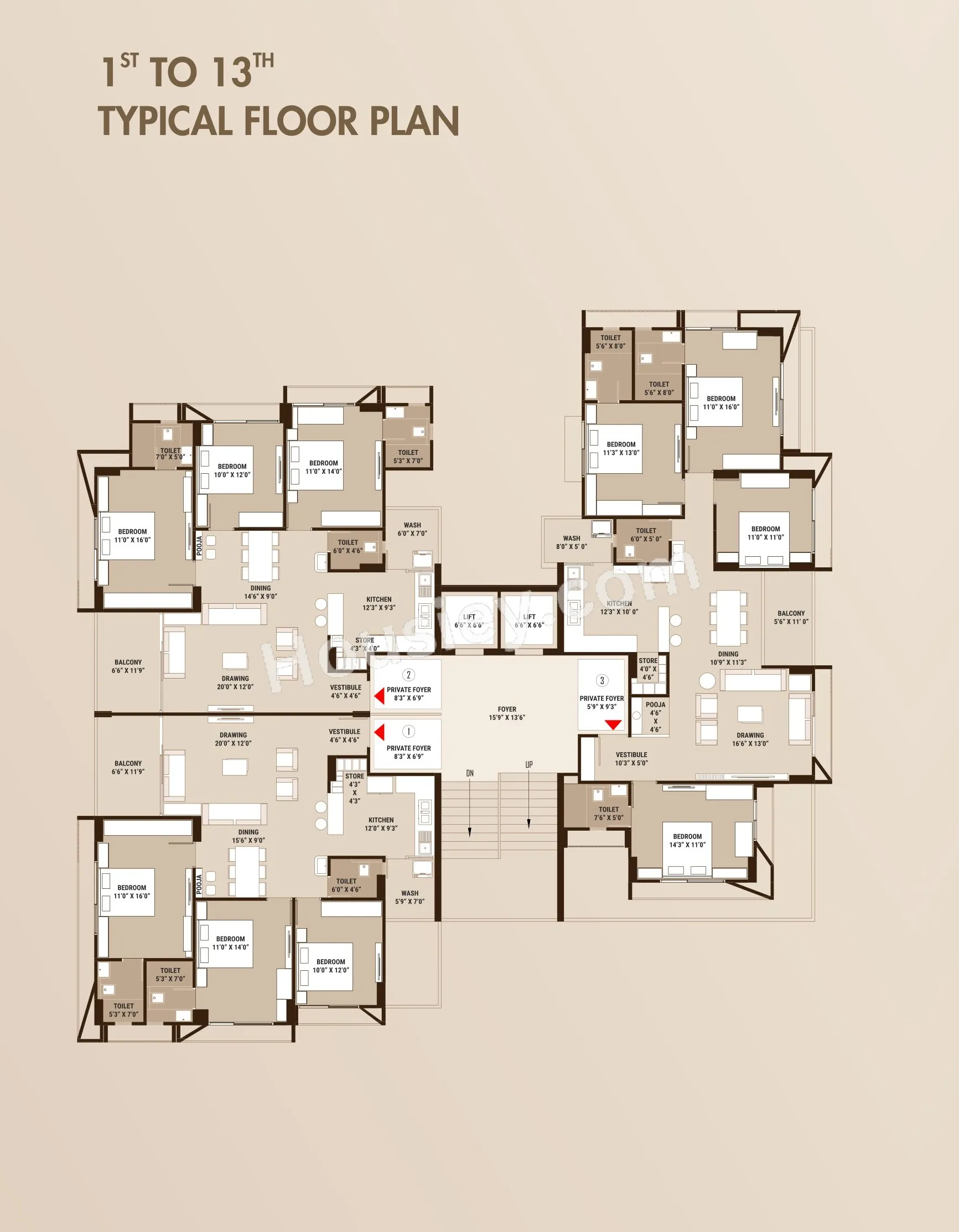Aaryan Elan Floor Plan