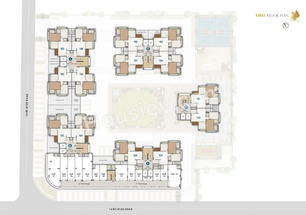 Aashray Aurum Floor plan 2
