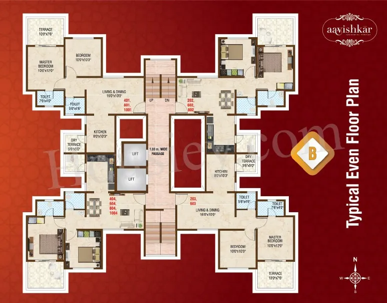 Bhandari Aavishkar Floor plan 2