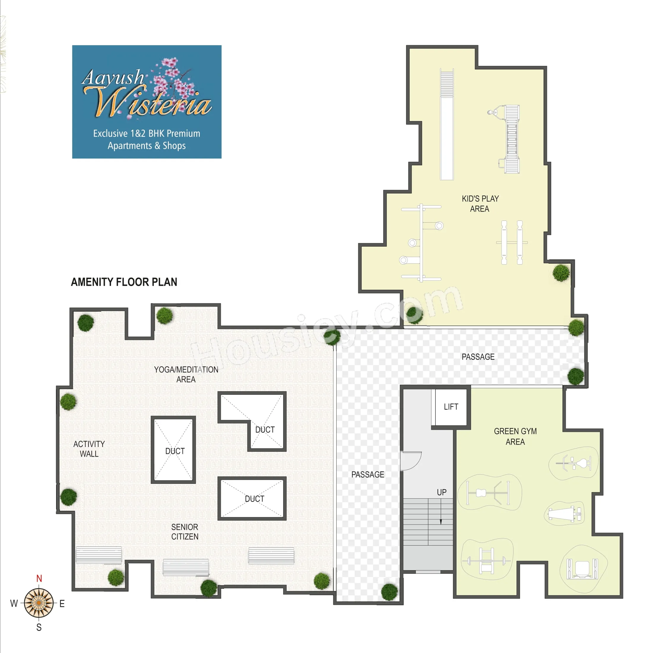 Aayush Wisteria Floor plan 1