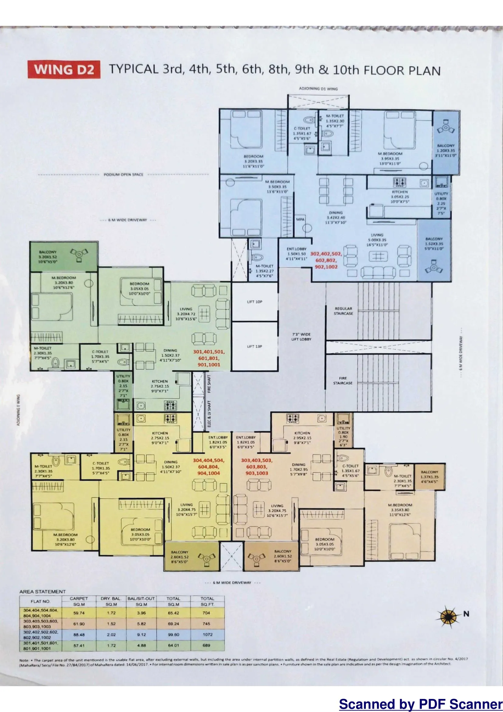 Jhamtani Ace Abode Floor plan 8