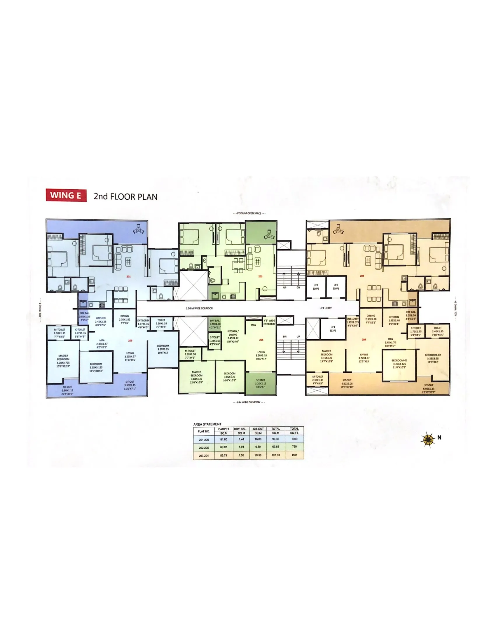 Jhamtani Ace Abode Floor plan 11
