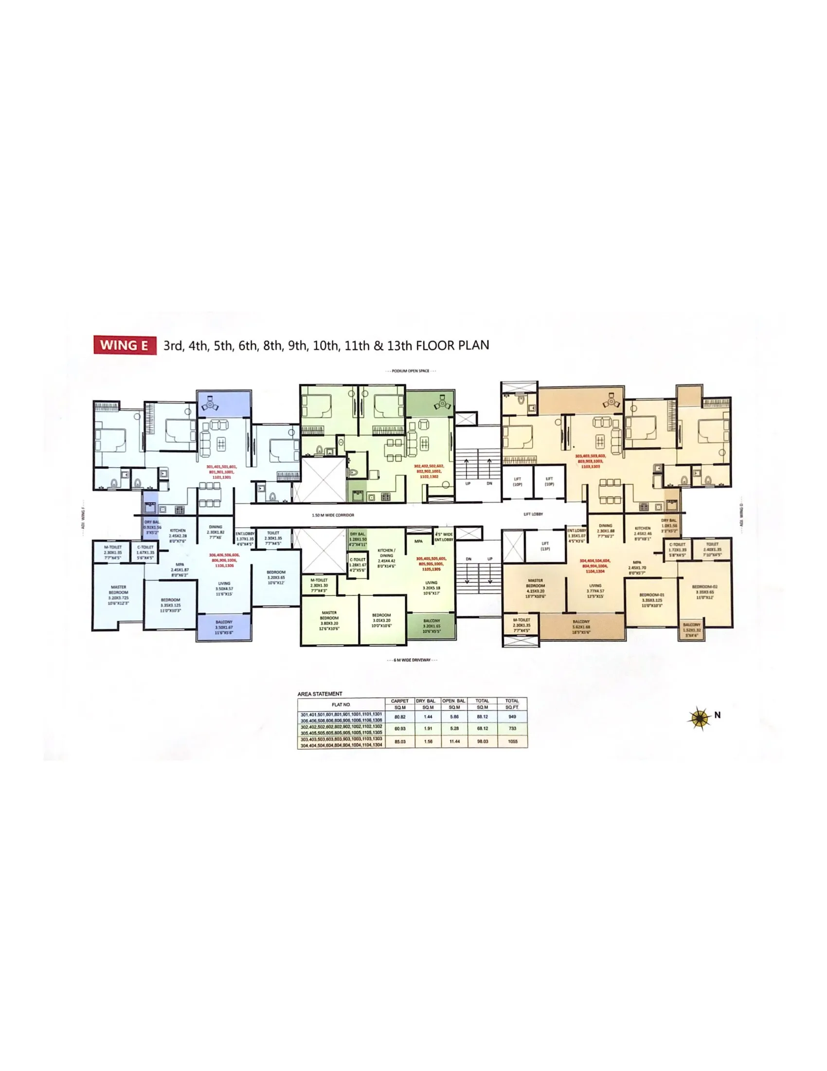 Jhamtani Ace Abode Floor plan 10