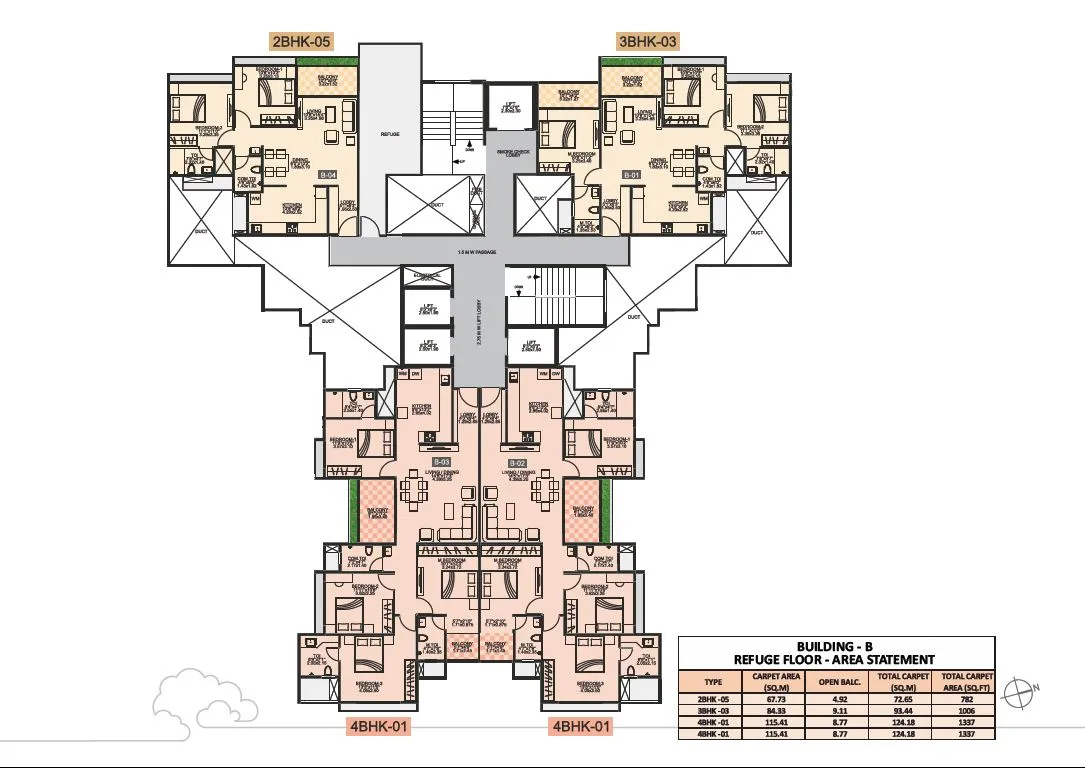Jhamtani Ace Of Atmosphere Floor plan 2