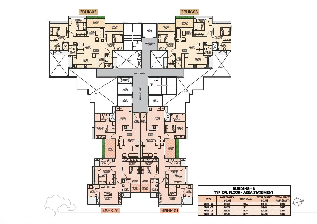 Jhamtani Ace Of Atmosphere Floor plan 1