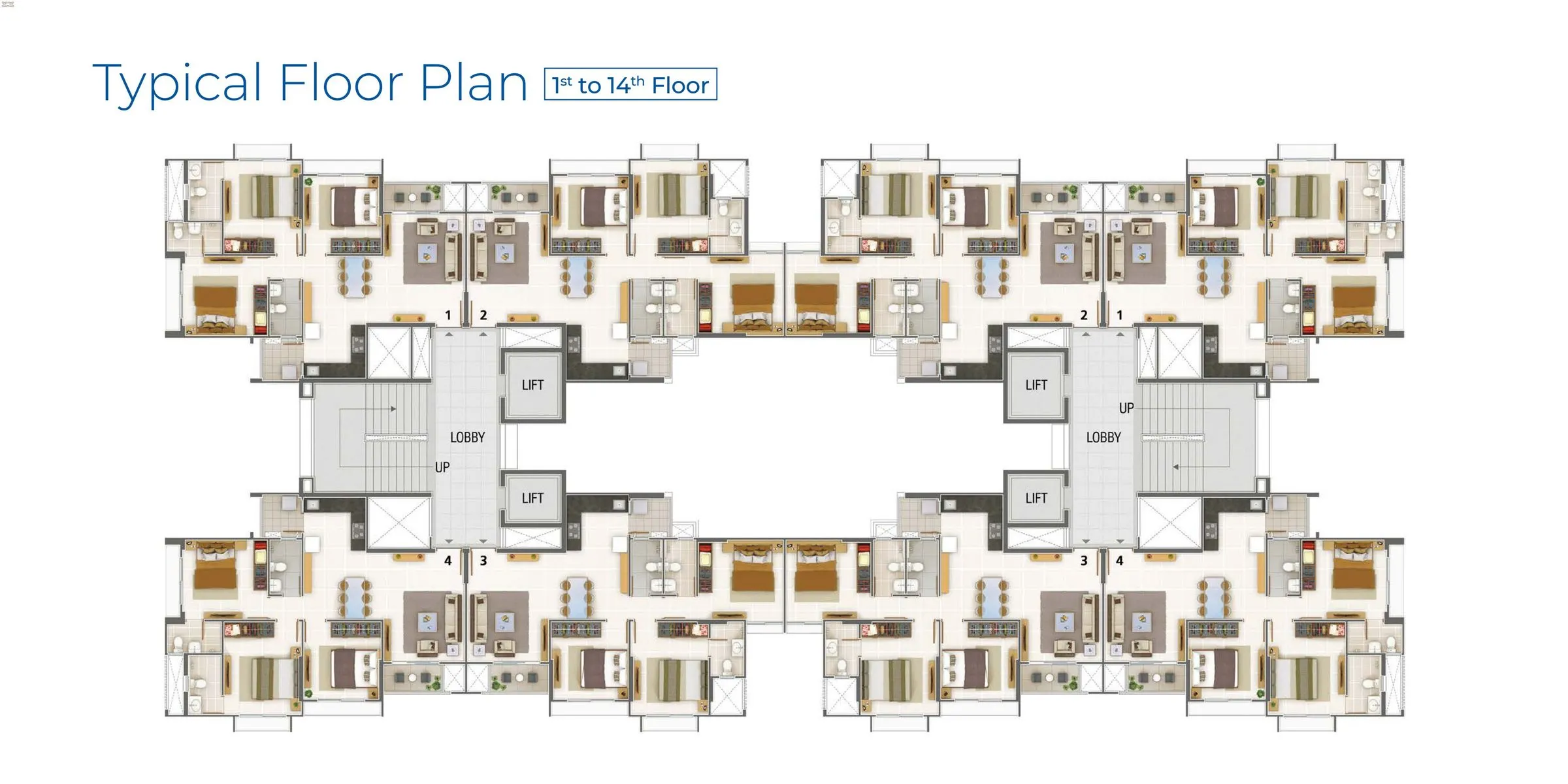 Adani Amogha Floor plan 1