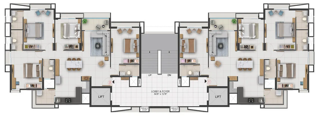 Adani Archway Floor plan 2