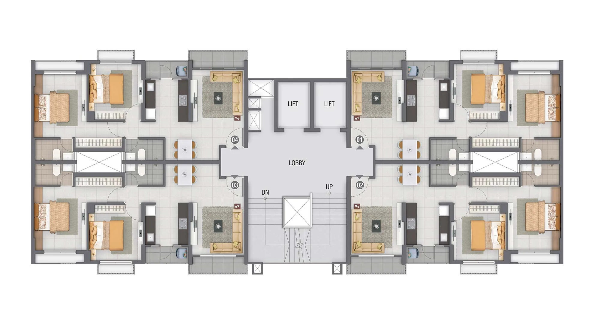 Adani Aster Neo Floor Plan