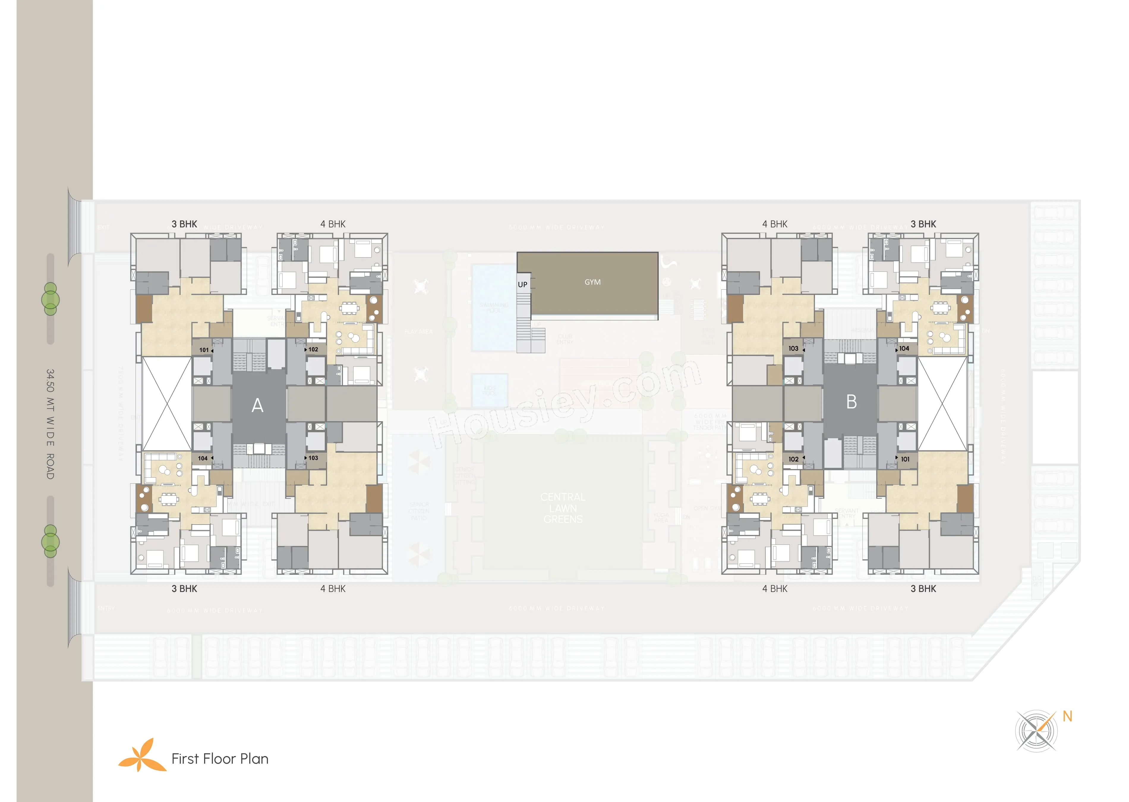 Adani Paarijat Floor plan 2