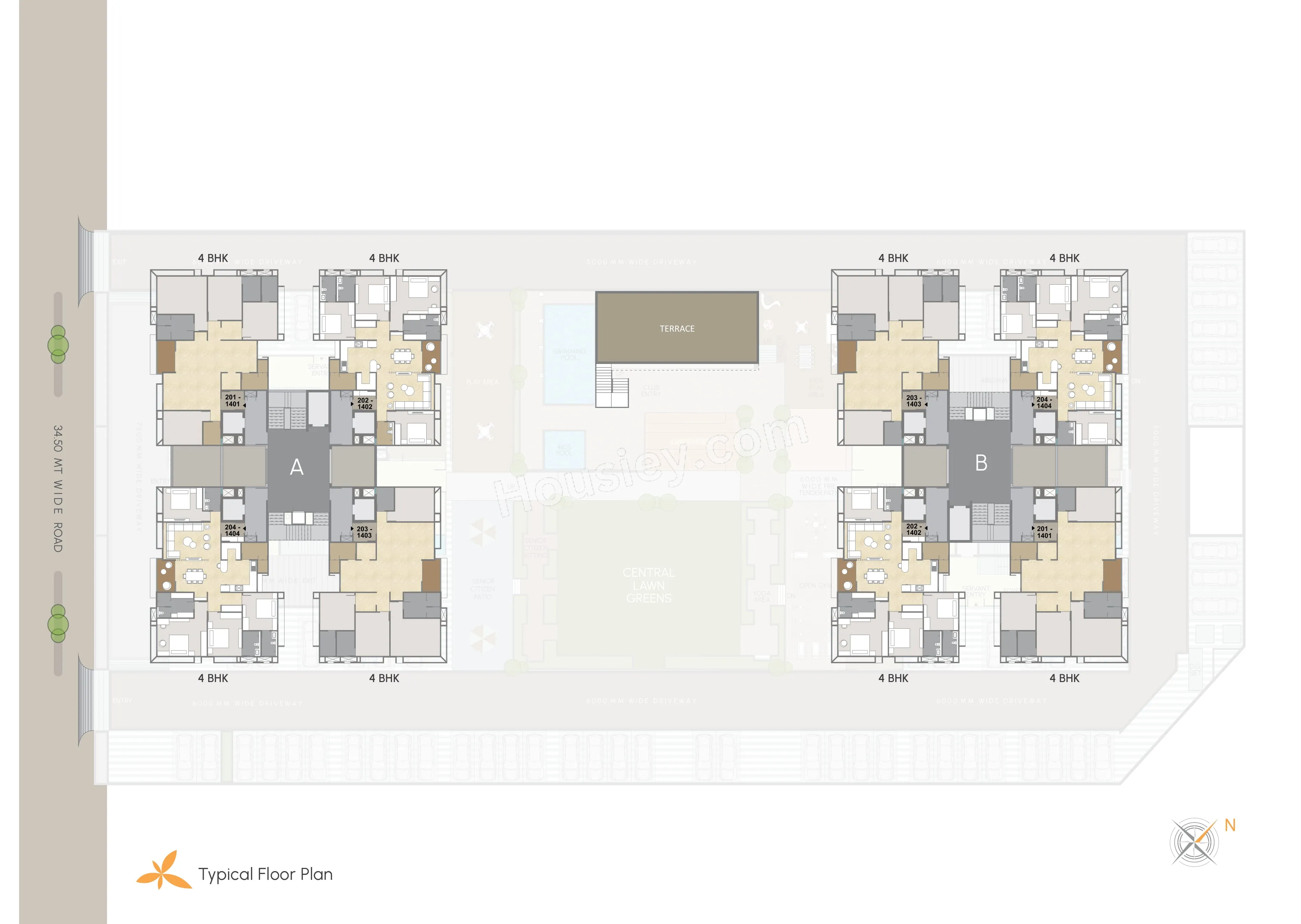Adani Paarijat Floor plan 1