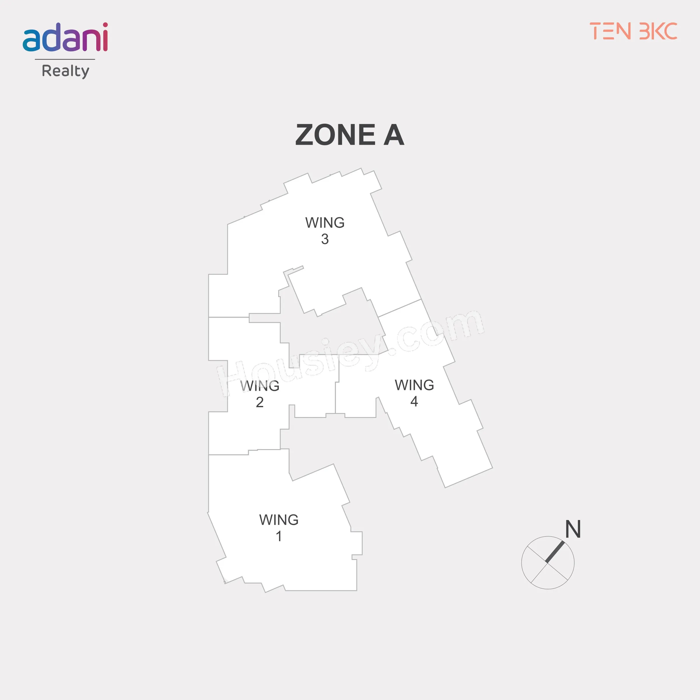 Adani Ten BKC Floor plan 15
