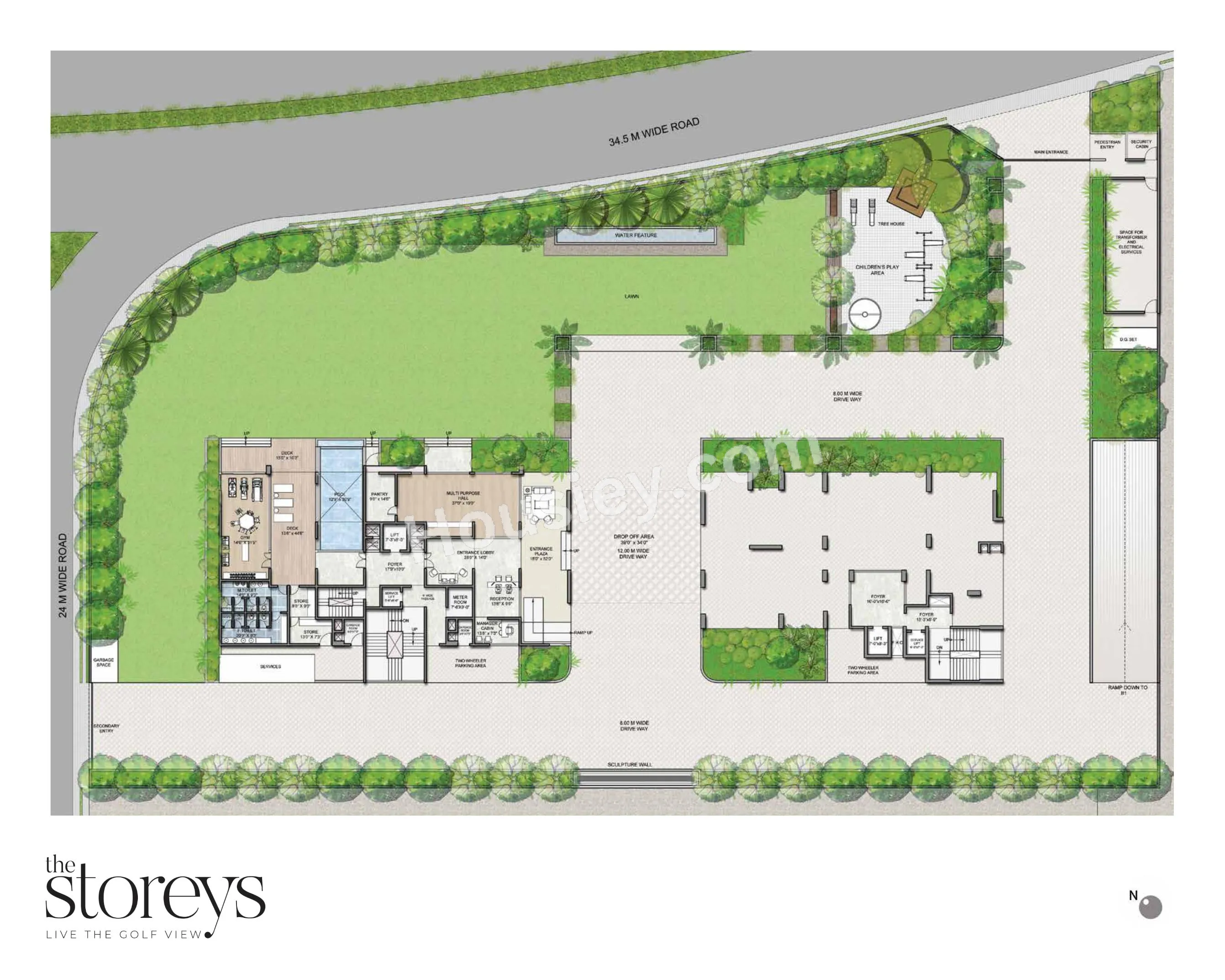Adani The Storeys Master Plan
