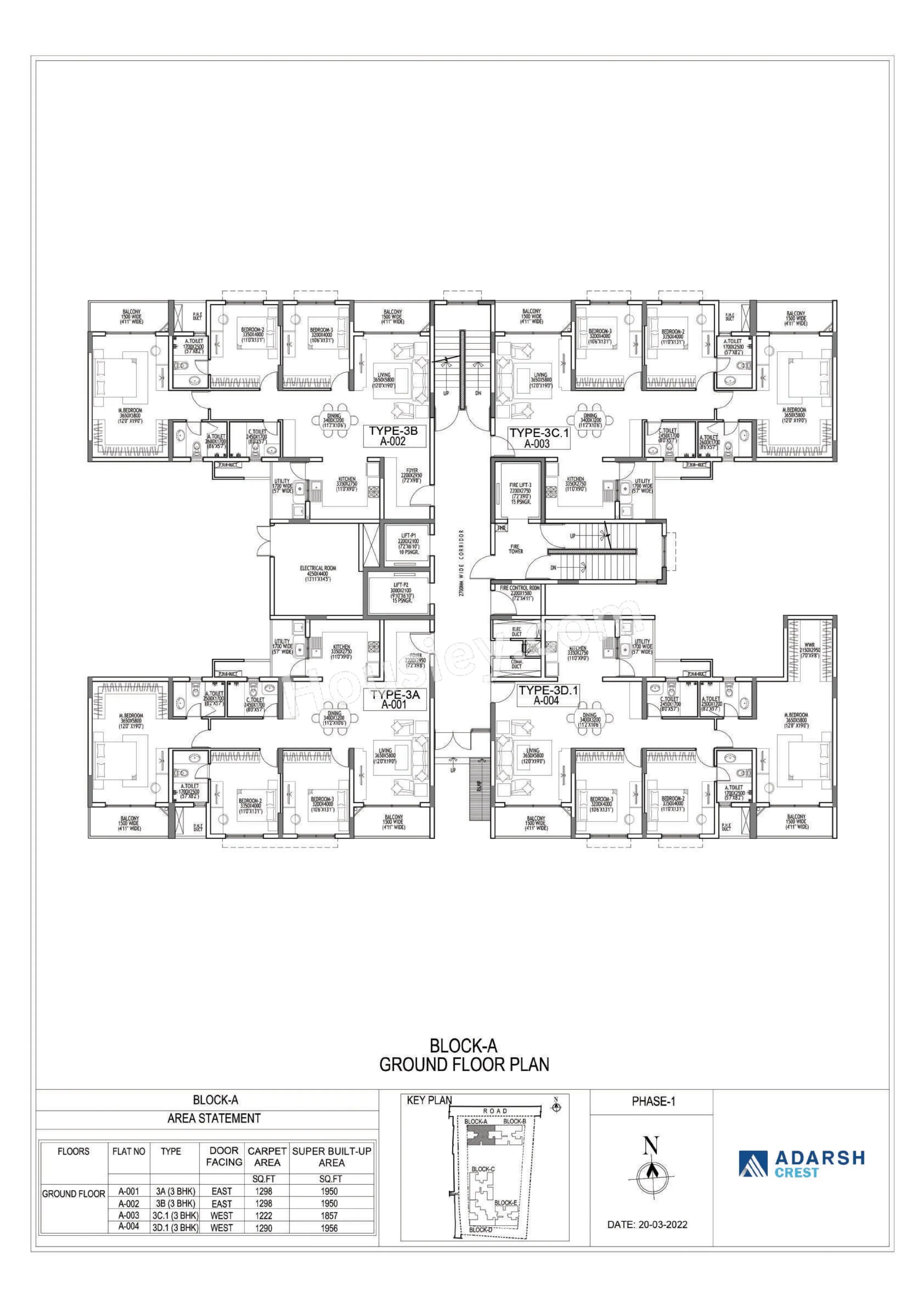Adarsh Crest Floor plan 2