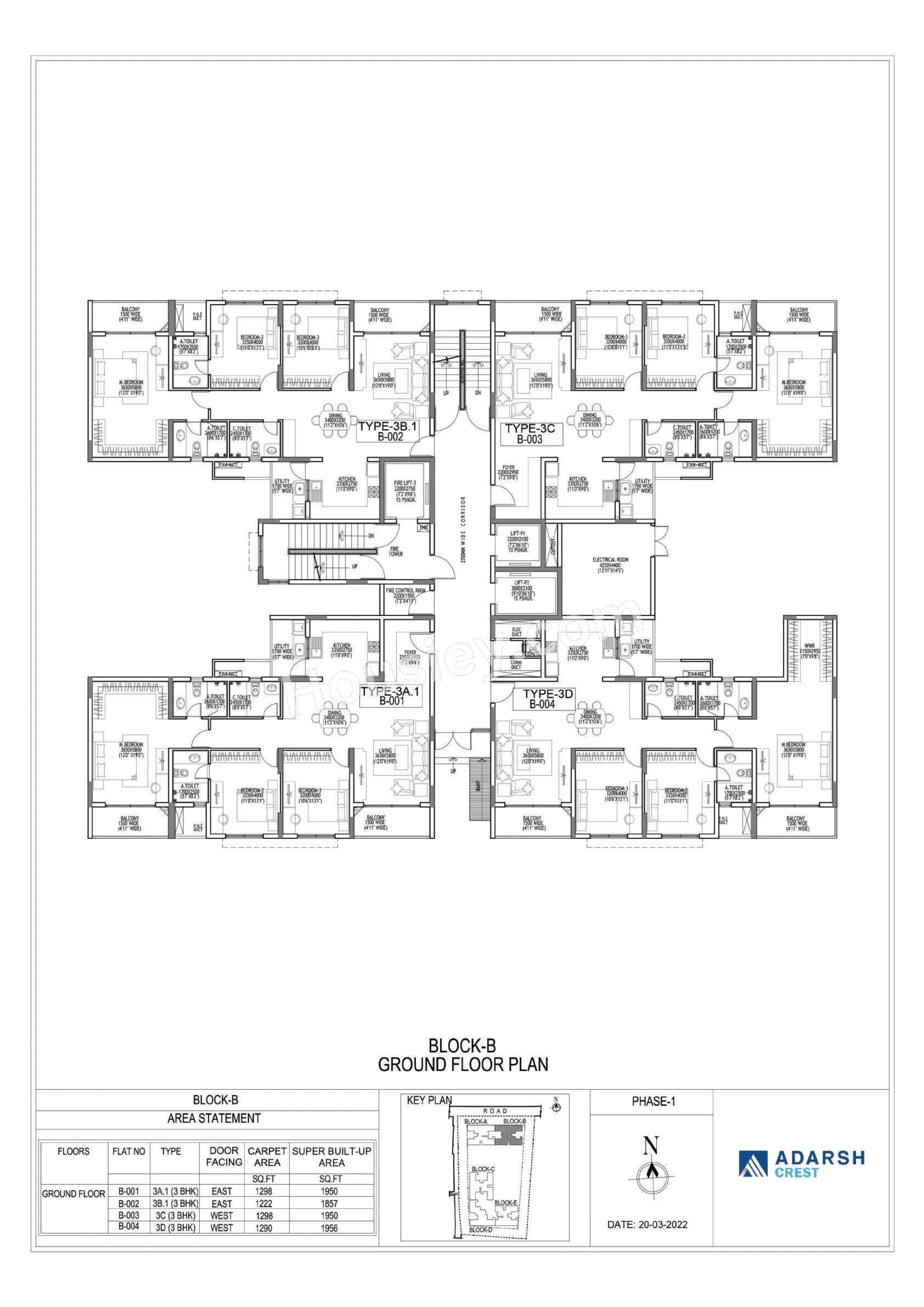 Adarsh Crest Floor plan 4
