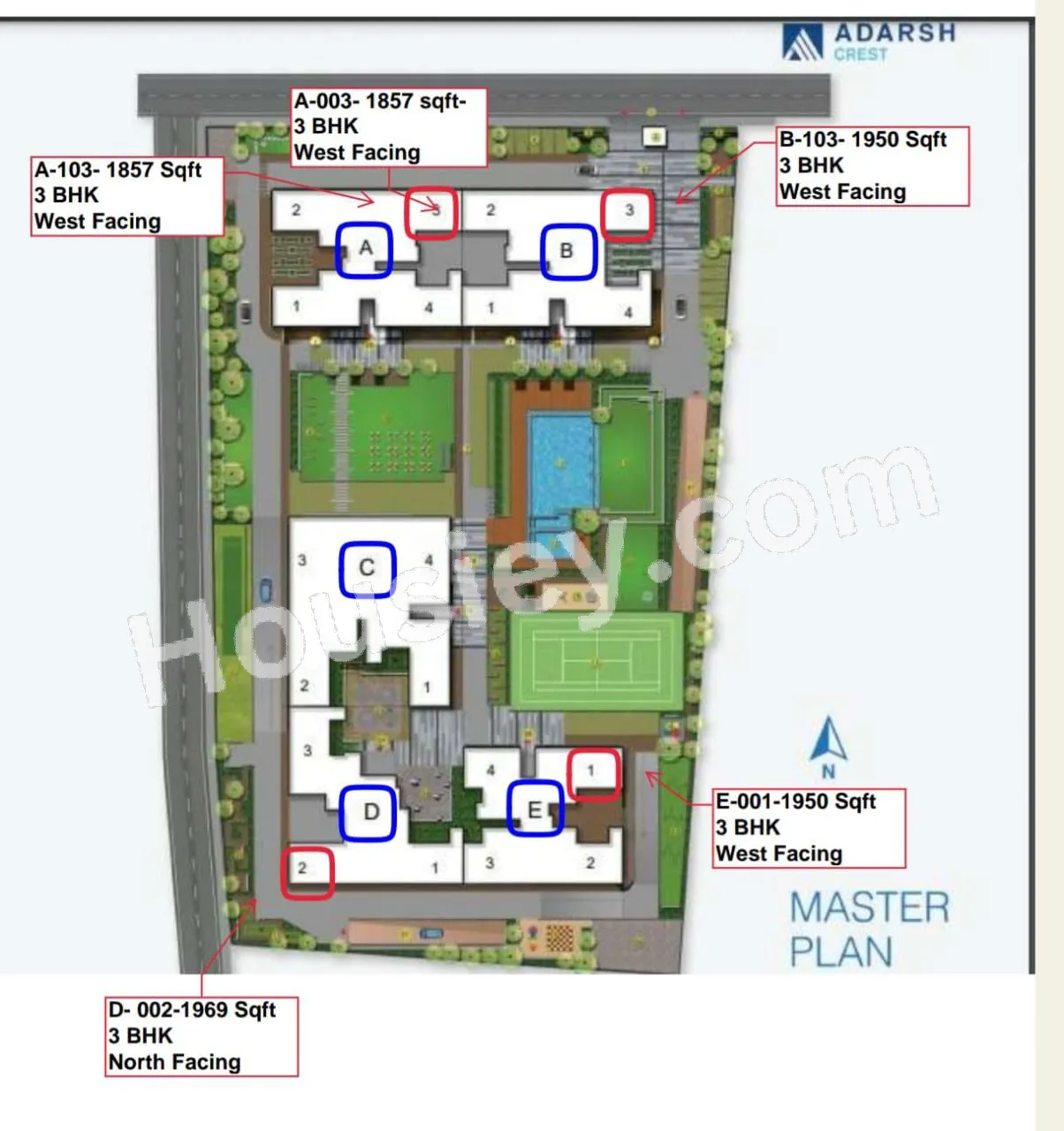 Adarsh Crest Master Plan