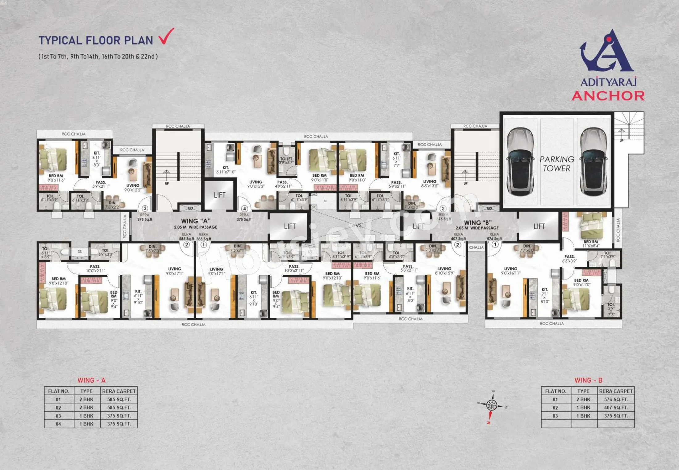 Adityaraj Anchor Floor plan 3