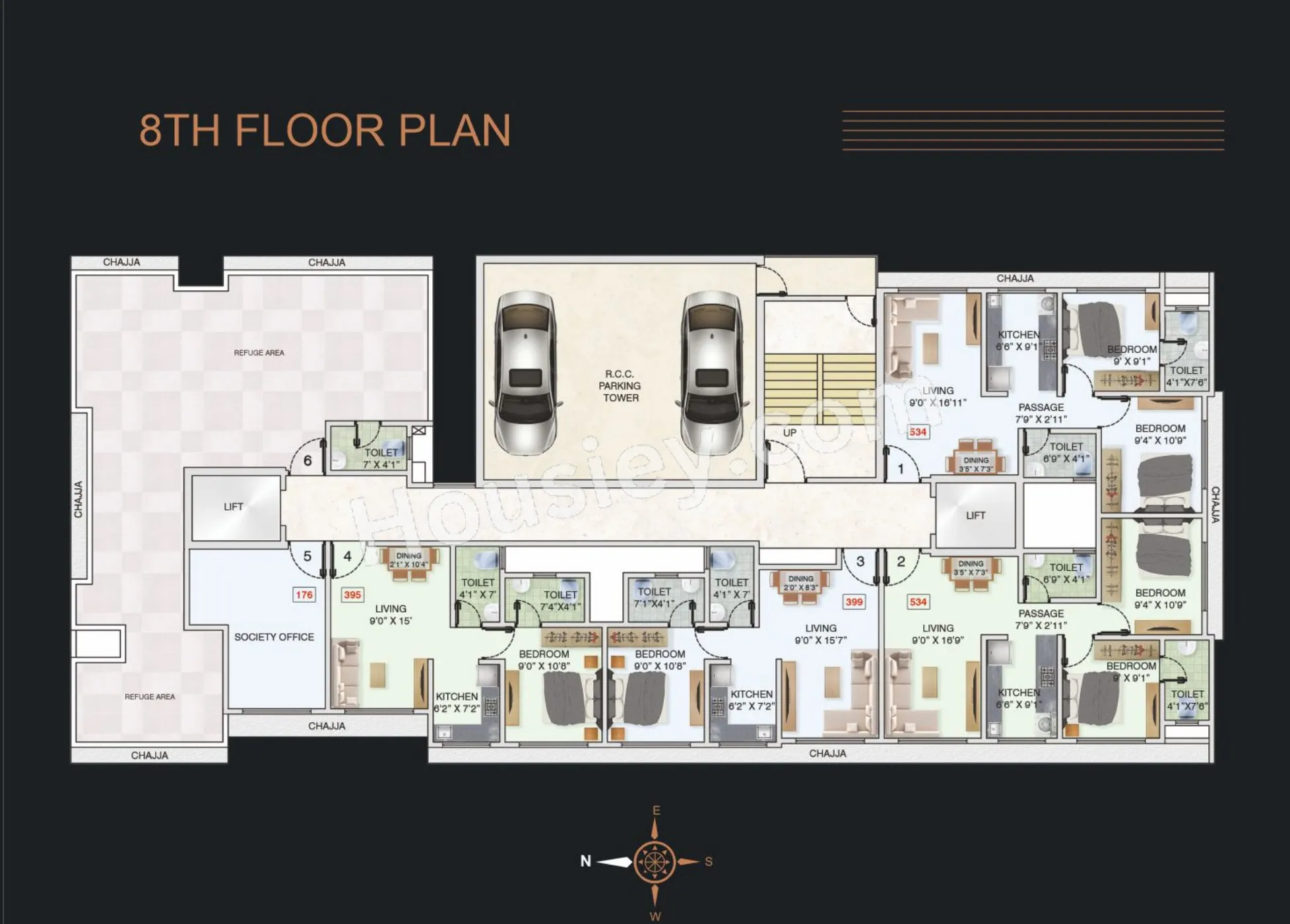 Adityaraj Fortune Floor plan 1