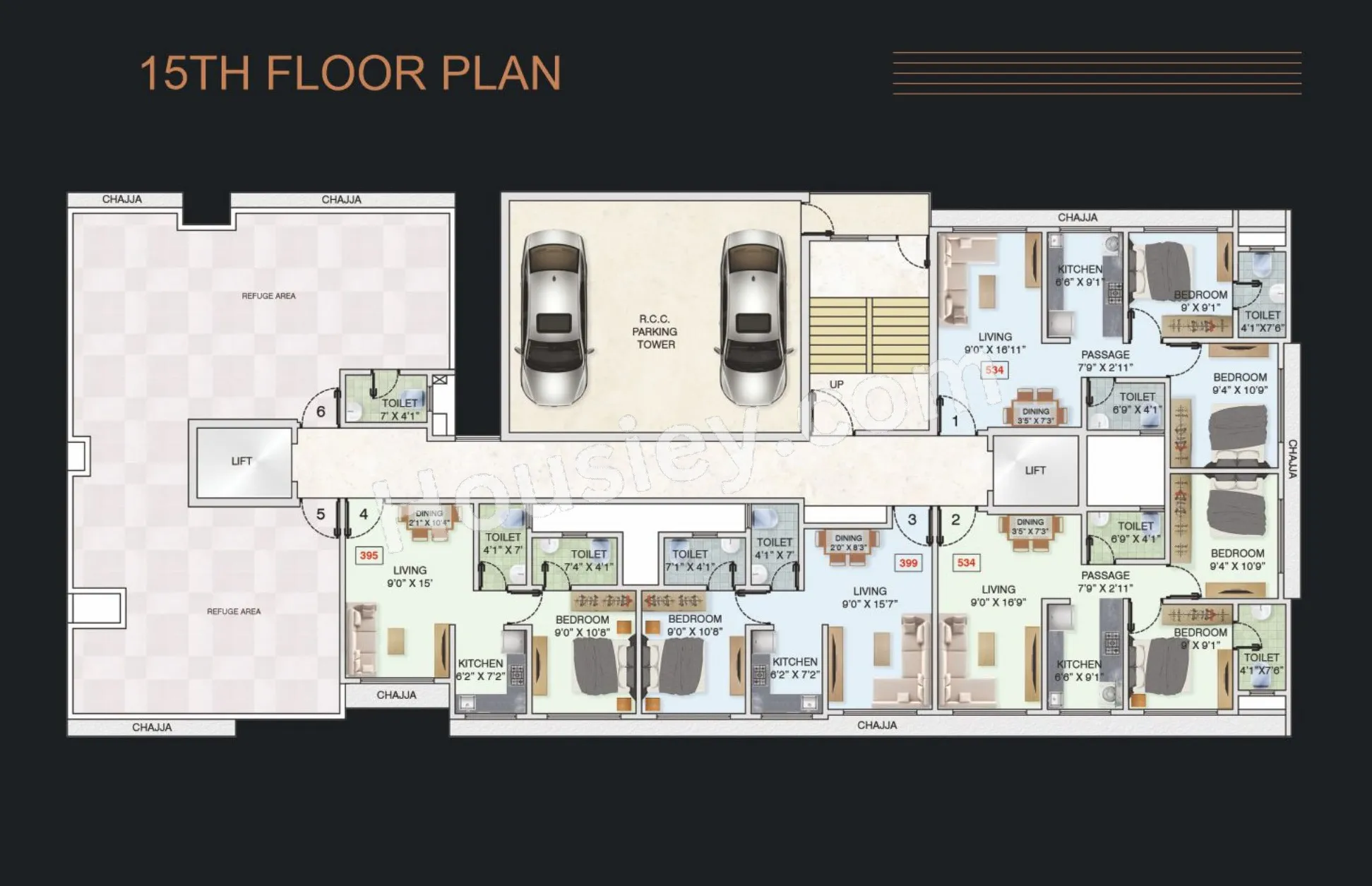 Adityaraj Fortune Floor plan 3
