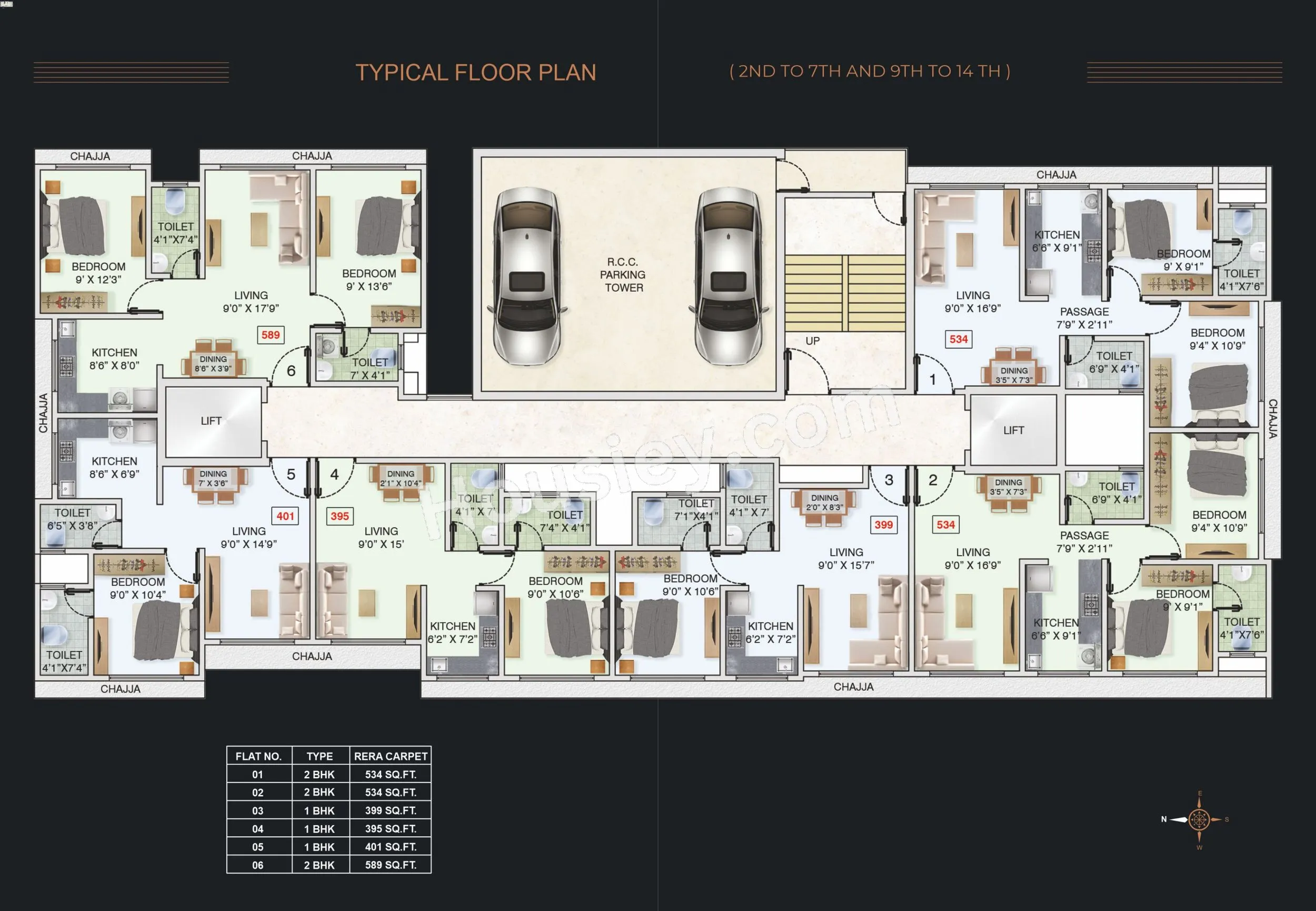 Adityaraj Fortune Floor plan 4