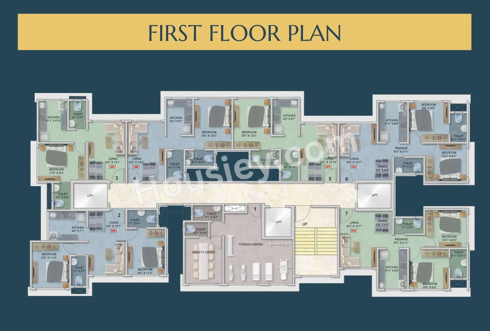 Adityaraj Shanti Sadan Floor plan 1