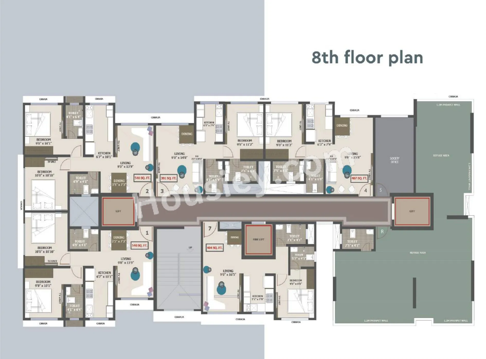 Adityaraj Signature Floor plan 1