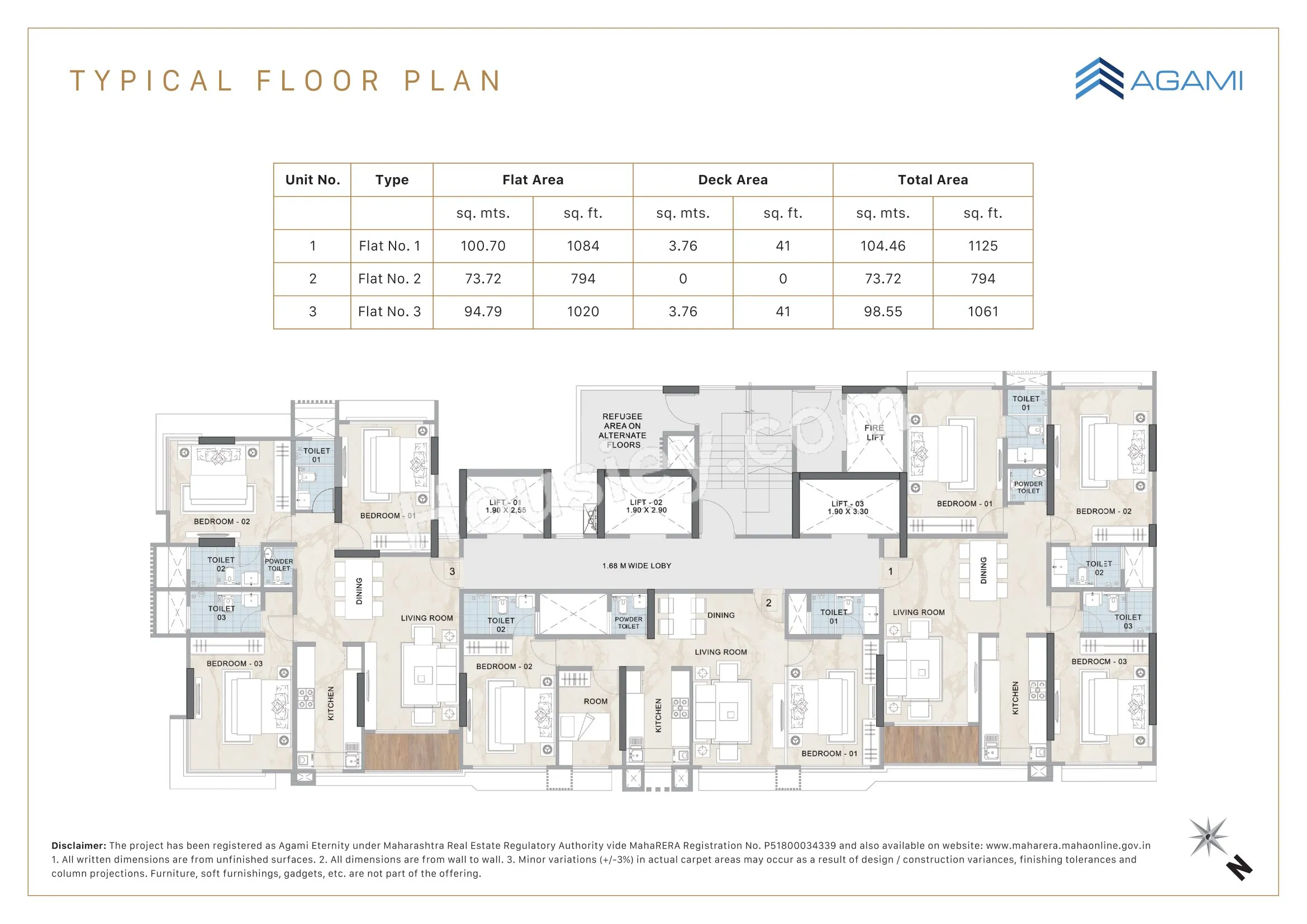 Agami Artclave Floor Plan