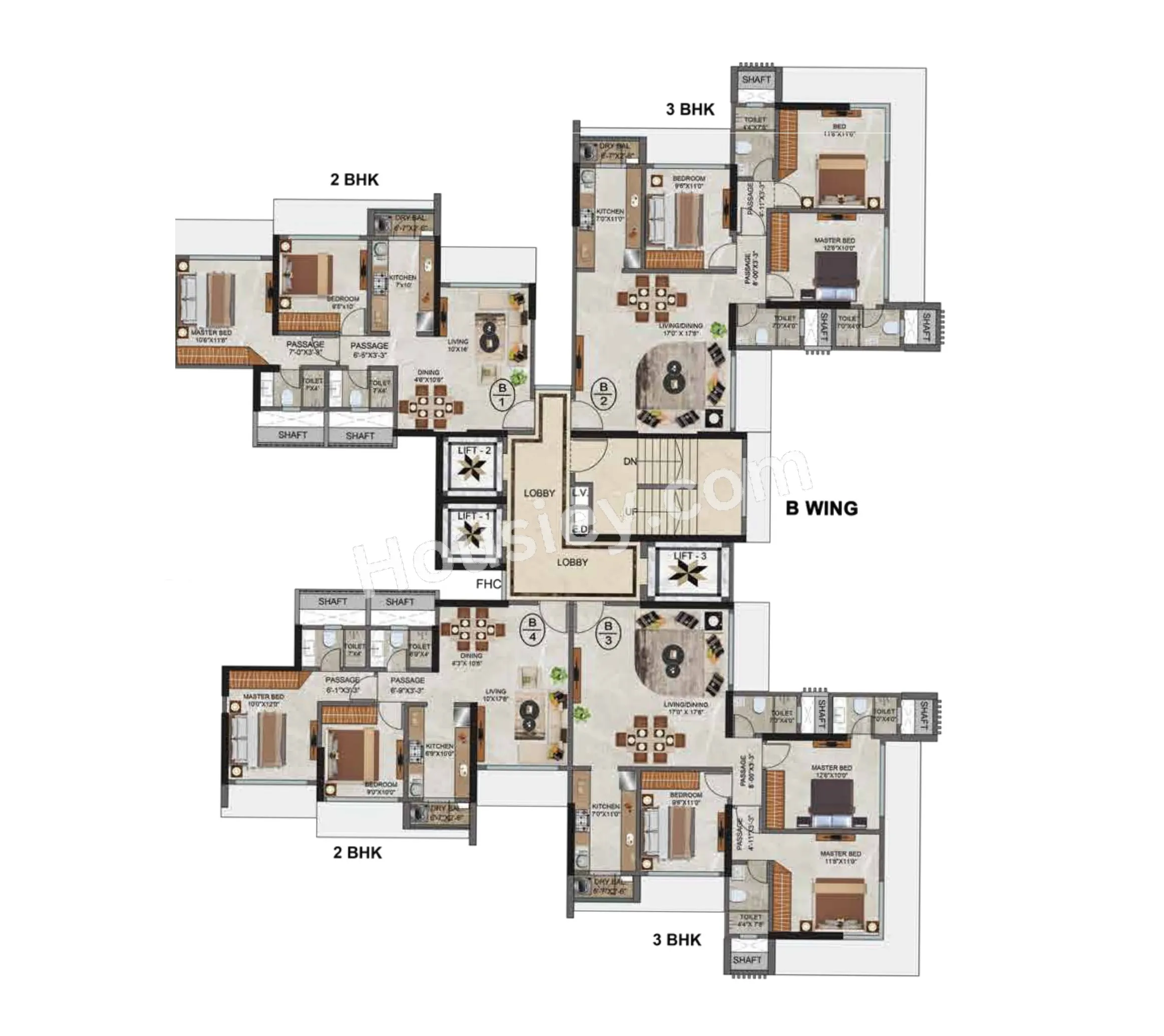 Agarwal Florence Floor plan 2