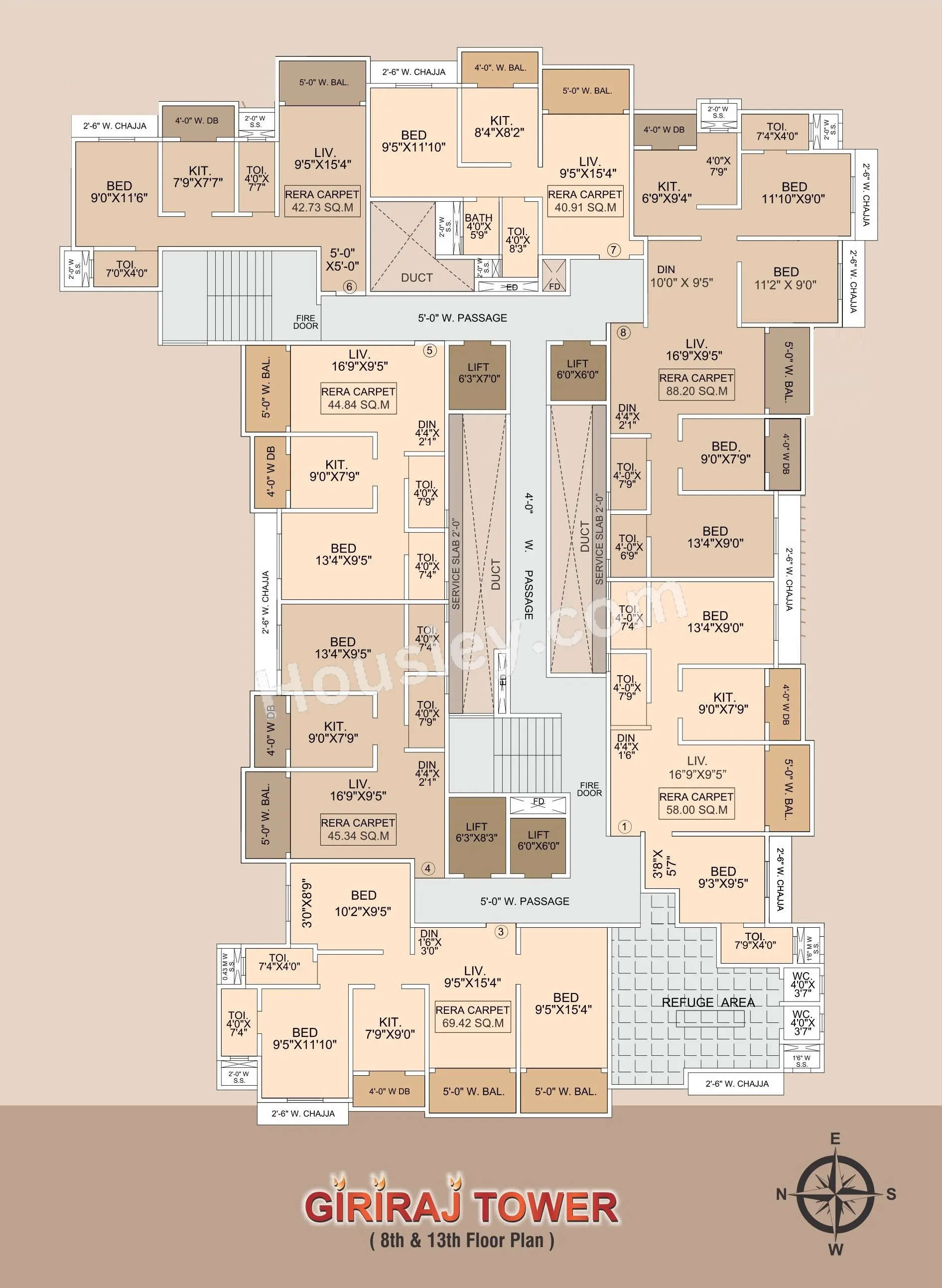 Agarwal Giriraj Tower Master Plan