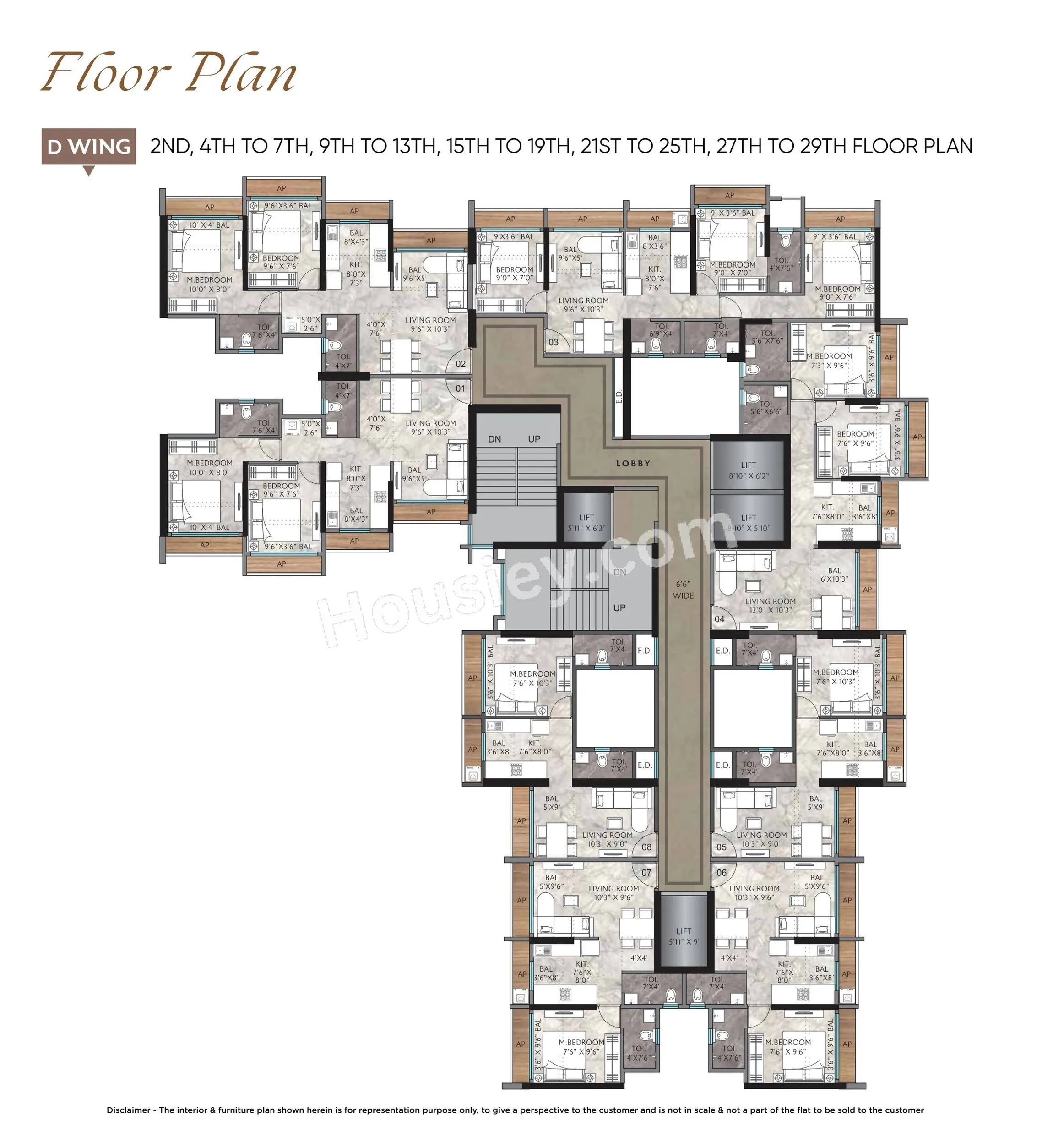 Agarwal Sky Heights Floor plan 3