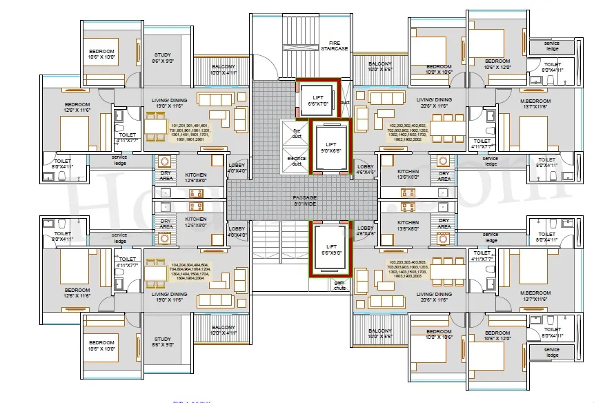 Aishwaryam Future Floor plan 2