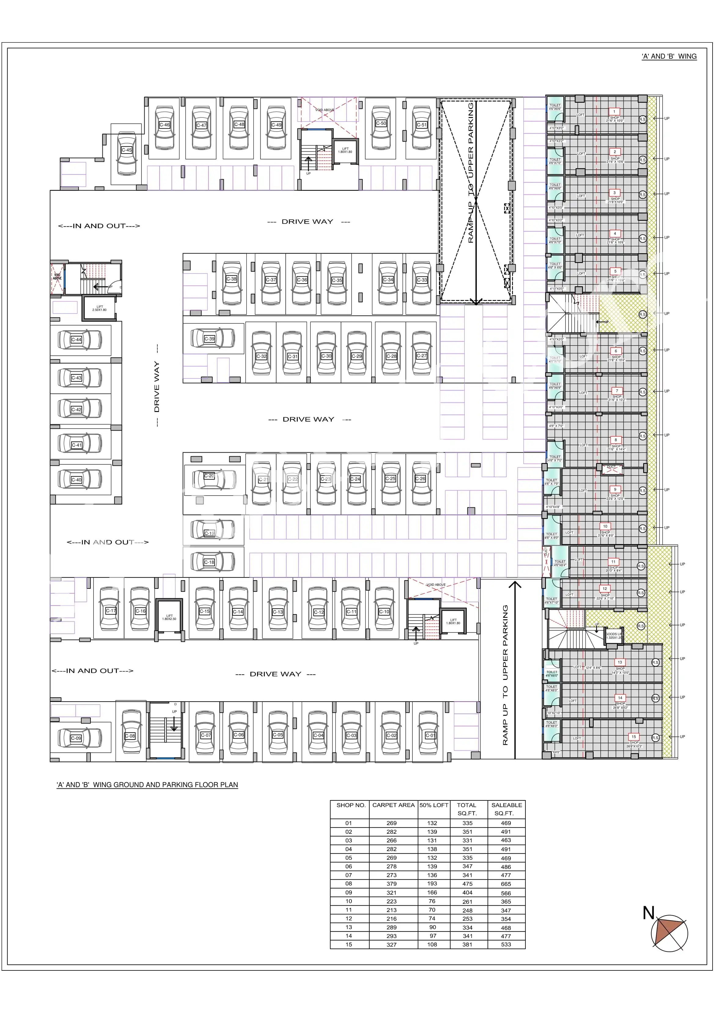 Ajit Periwinkle Floor plan 1