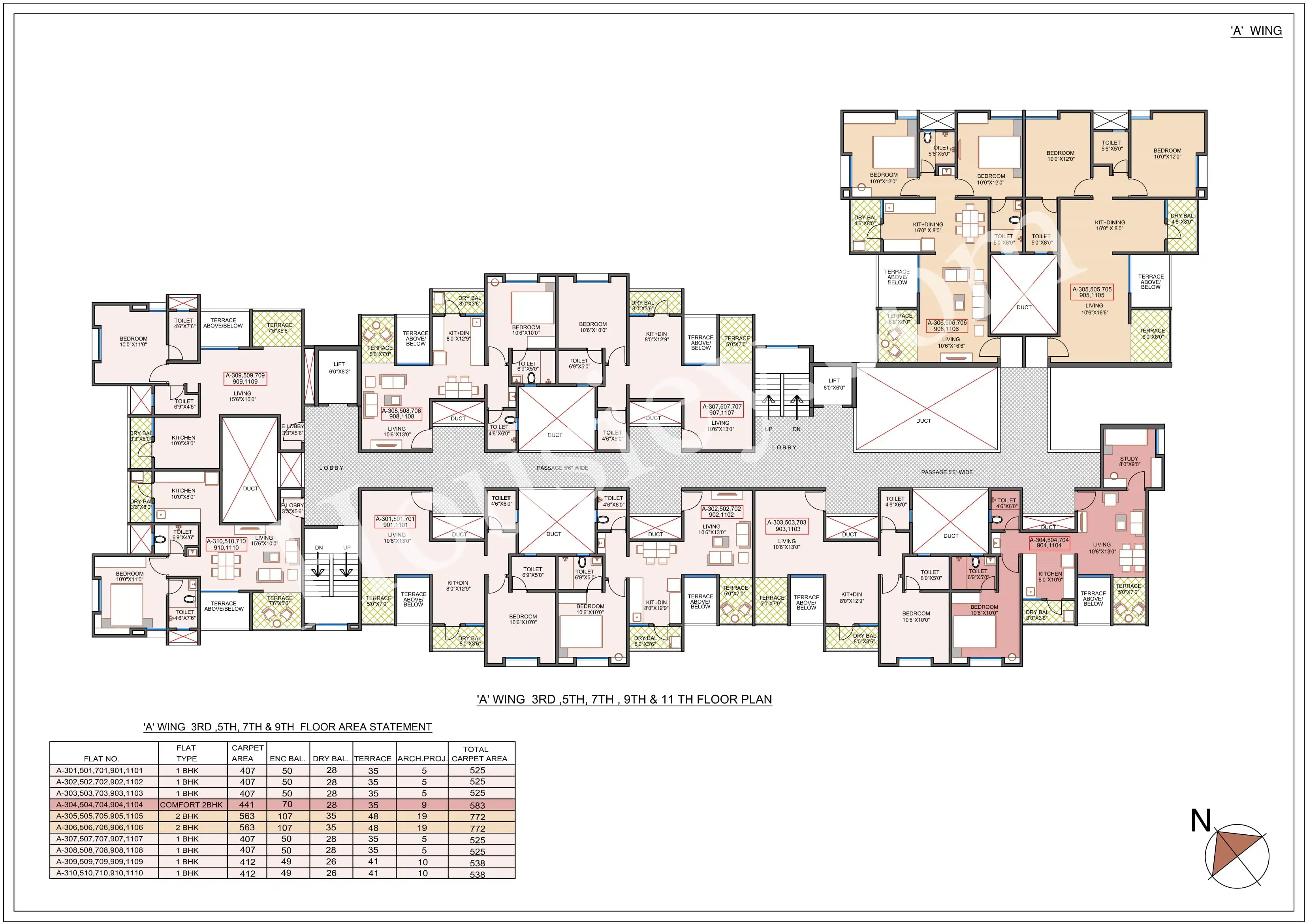 Ajit Periwinkle Floor plan 2