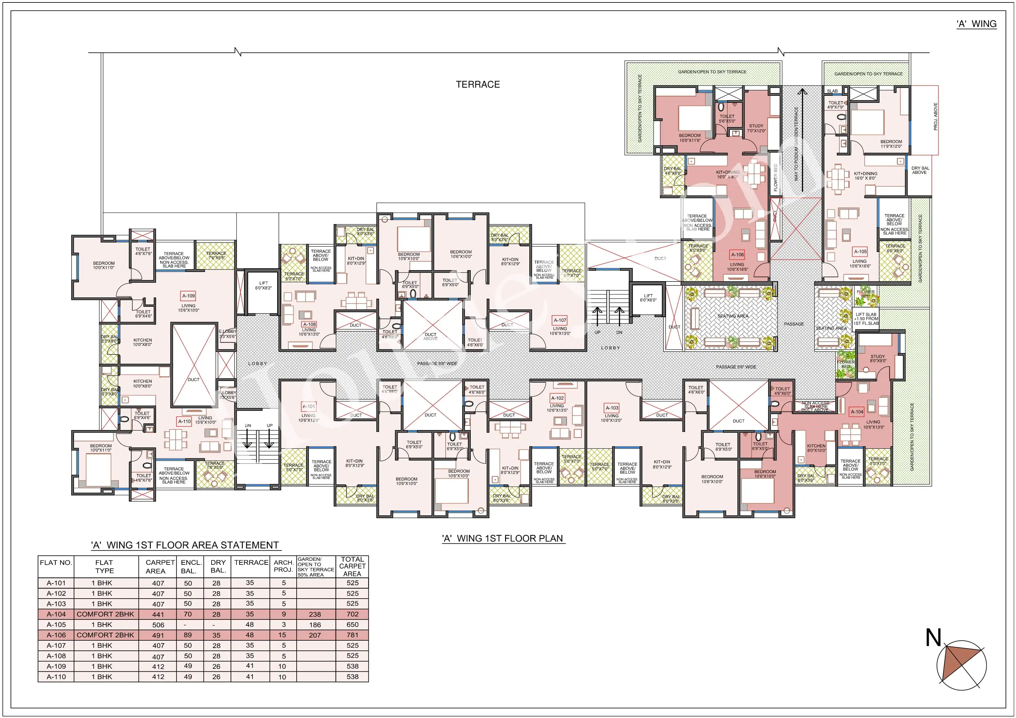 Ajit Periwinkle Floor plan 3
