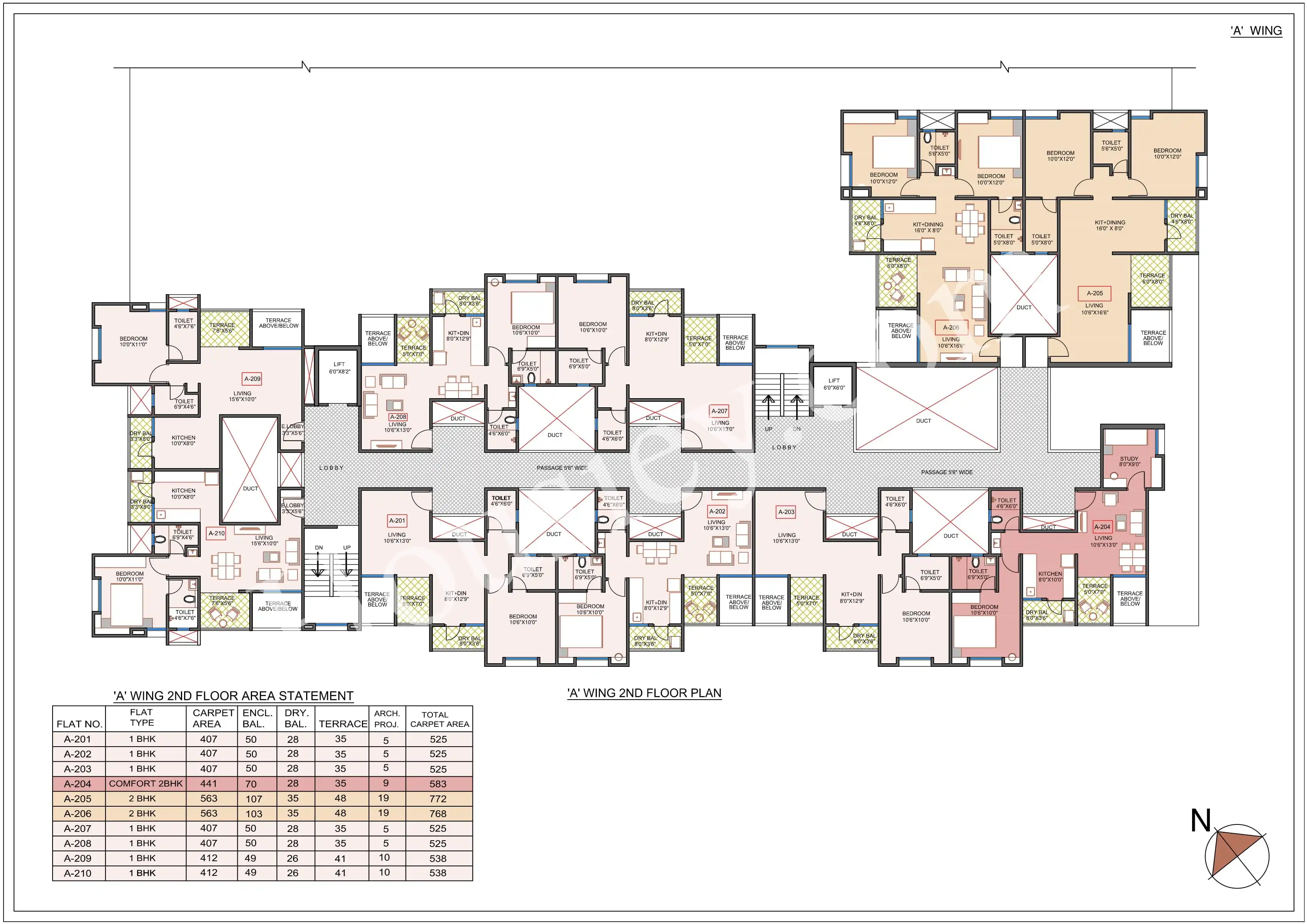 Ajit Periwinkle Floor plan 4