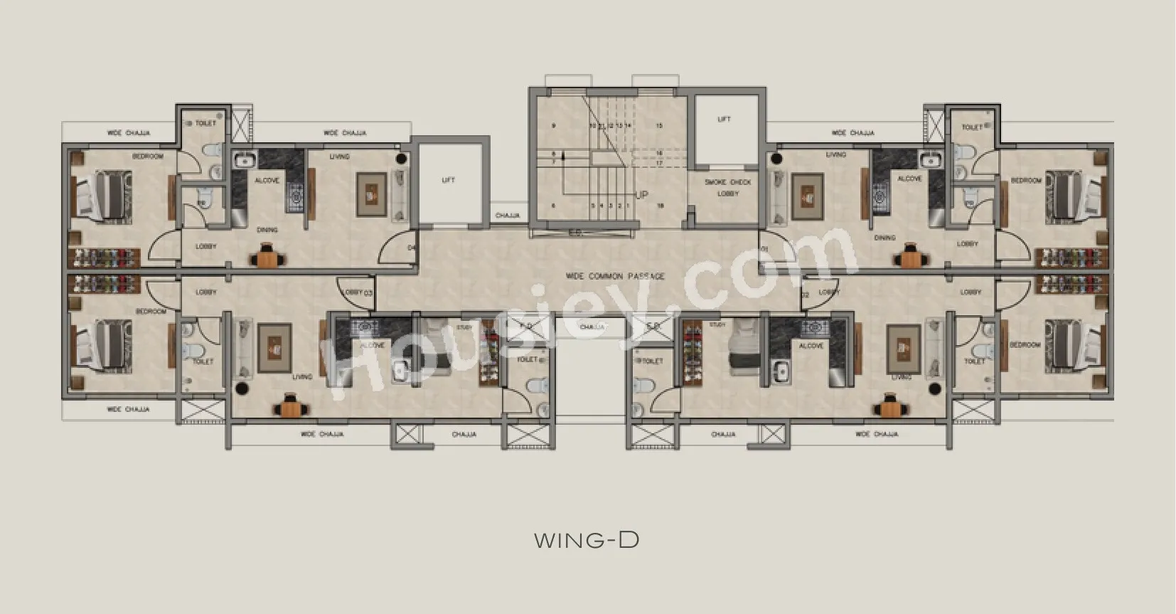 Ajmera Greenfinity Floor plan 2