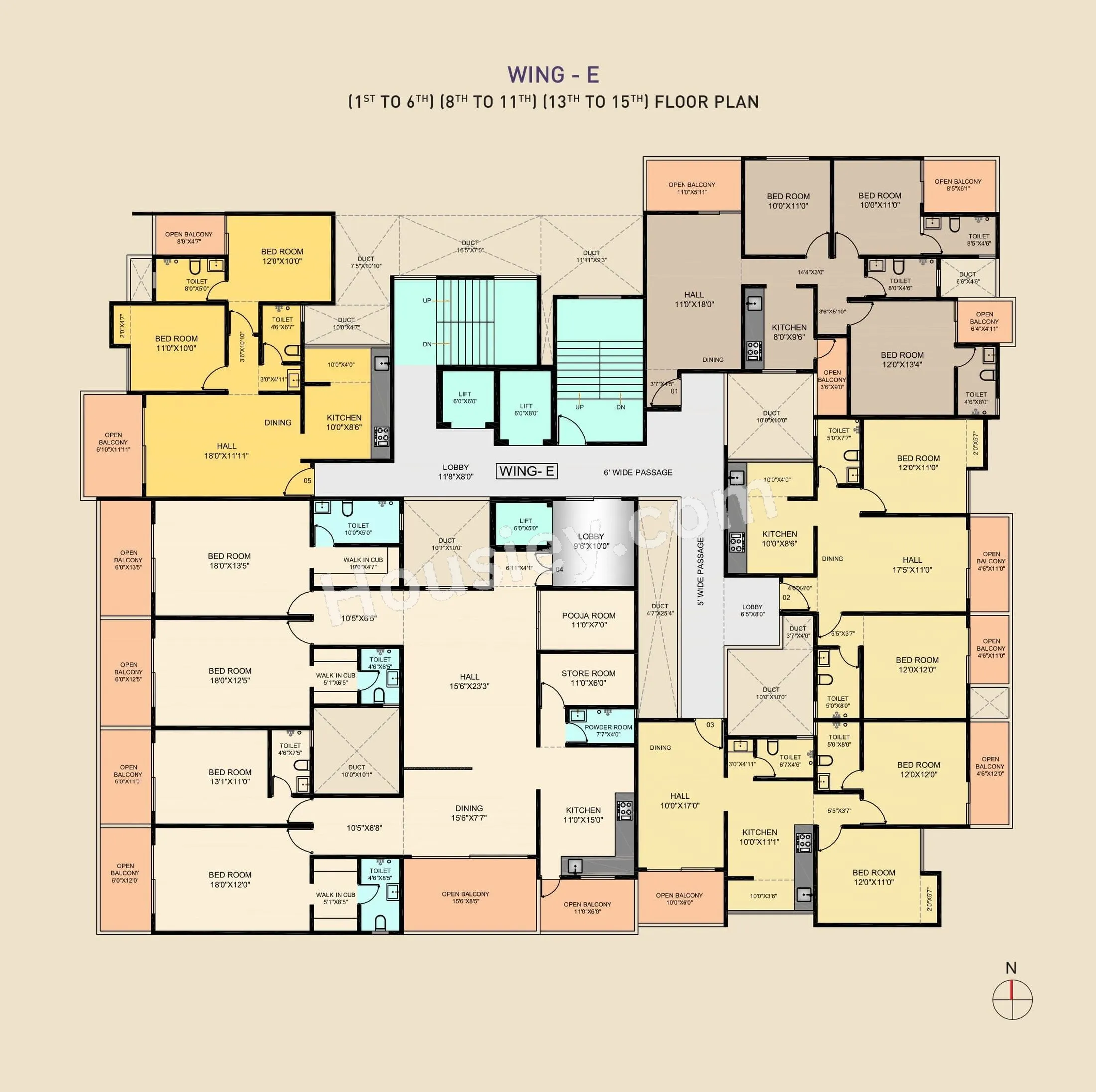 Akshar Altorios 2O Floor plan 1