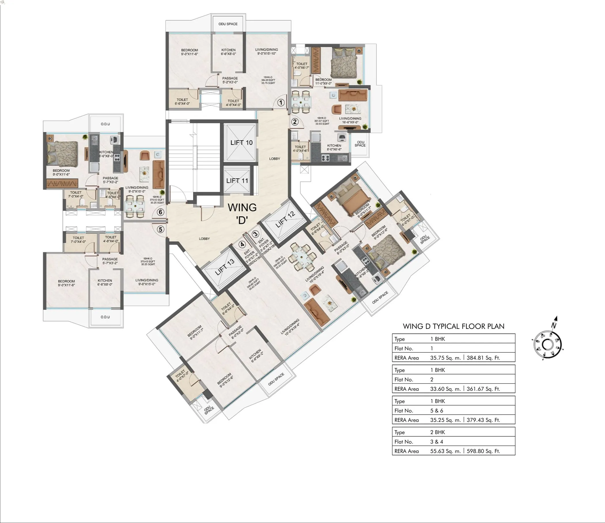 Amal Vivan Floor plan 3